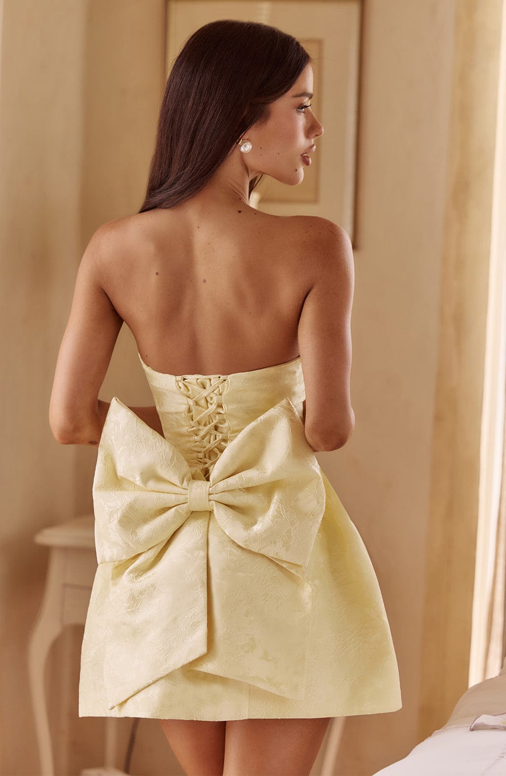 ELENORA MINI DRESS LEMON CITRUS PARTY