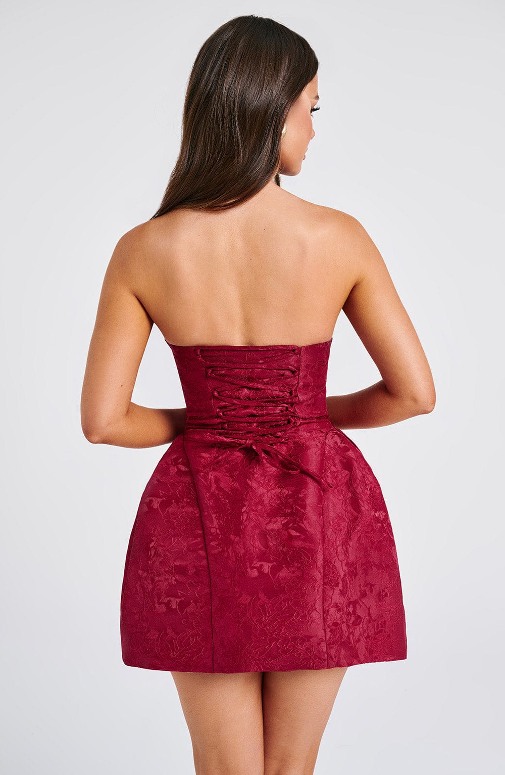 ELENORA RED MINI DRESS FOR PARTIES