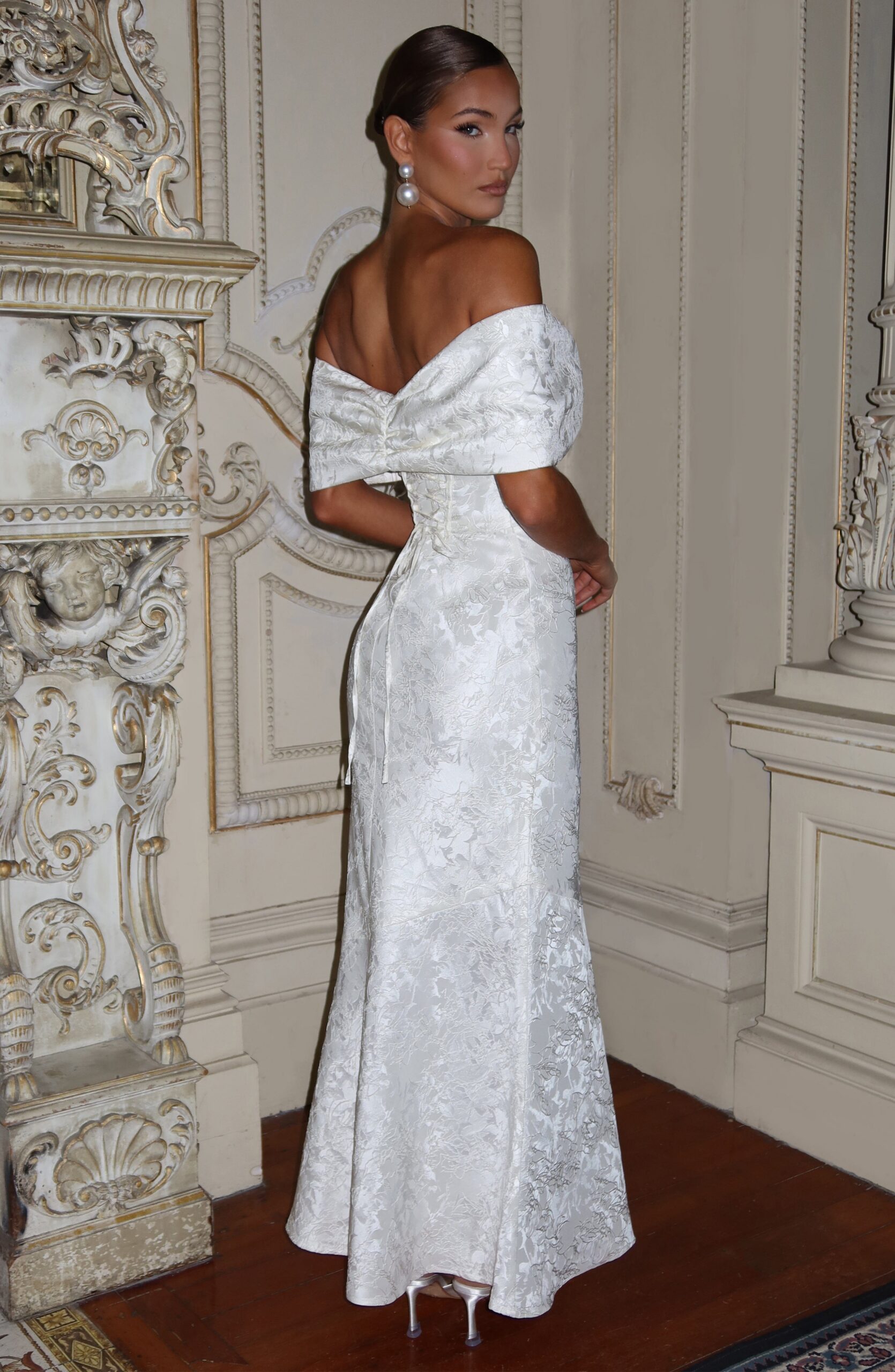 EMBERRY IVORY MAXI DRESS - FORMAL ELEGANCE