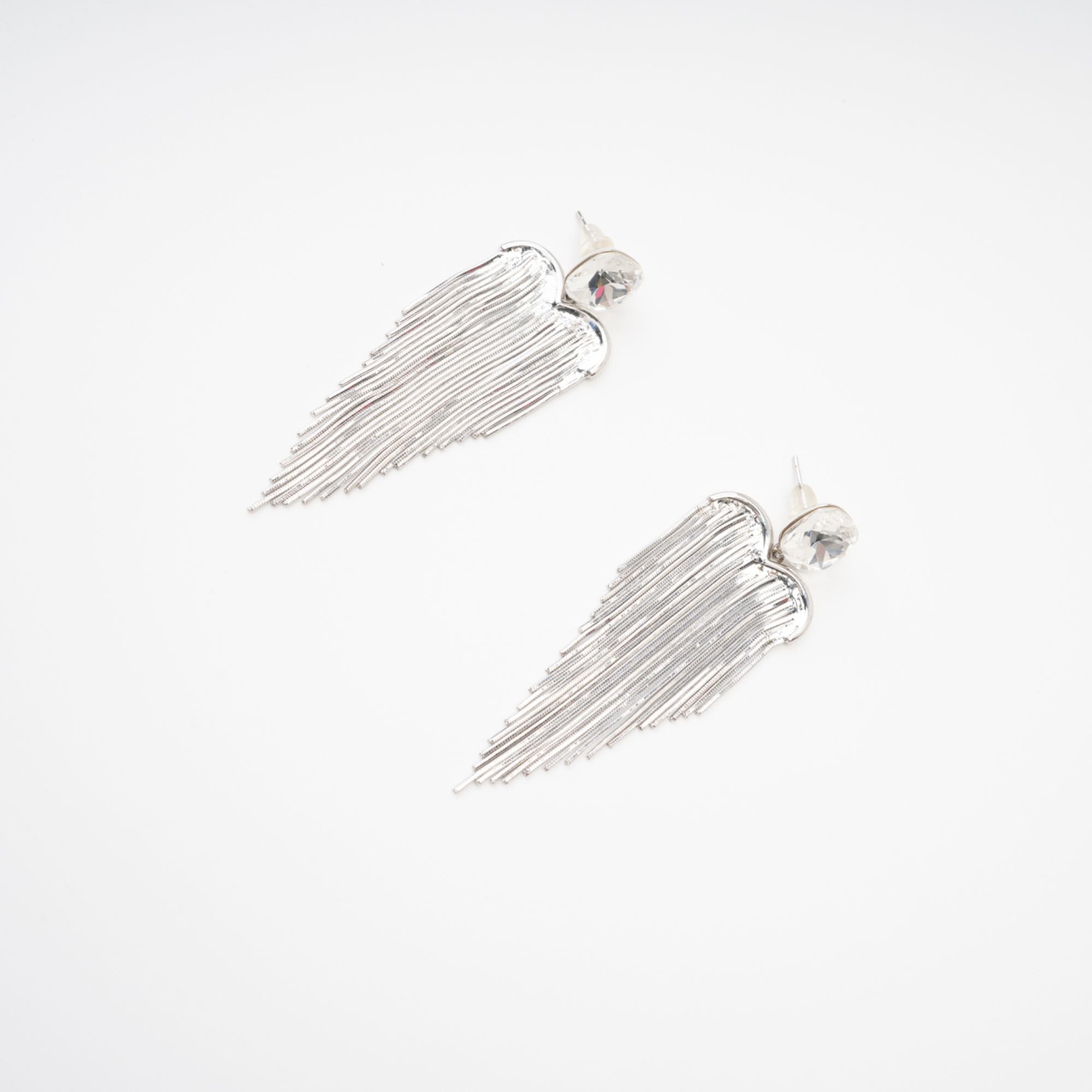 eulalie-silver-tassel-earrings-874275 EULALIE SILVER TASSEL EARRINGS FOR HOLIDAY PARTIES