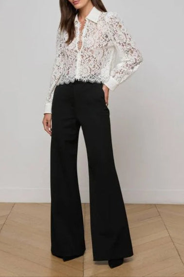 f1146324-5683-4de6-b524-09f7aed883c6 AGENCE ANITA WHITE LACE BLOUSE FOR WEDDING
