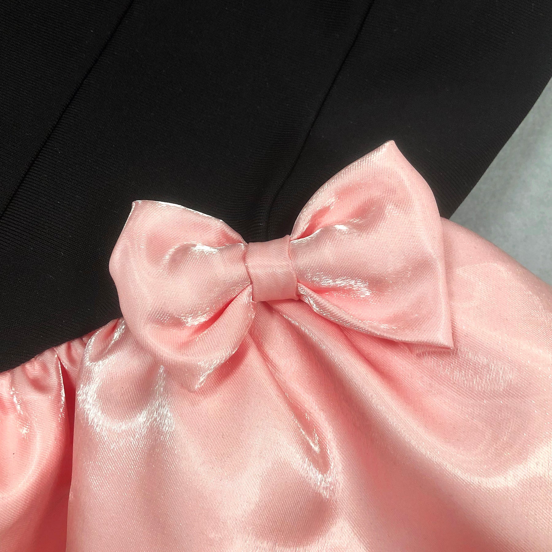 VALERIE TWO-TONE BOW DRESS FOR COCKTAIL PARTY