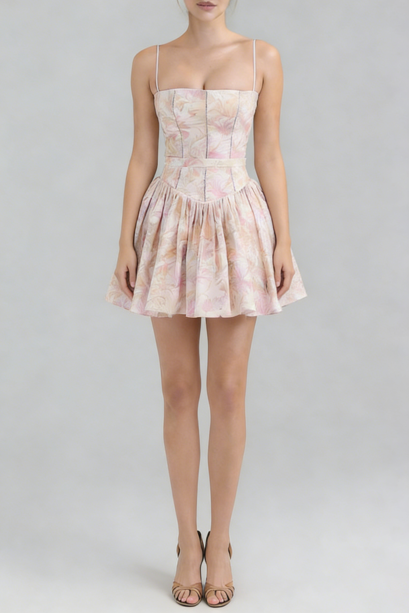 fb04ff4f0699d4e5c0dd0f977c435476_984d7d90-8415-4a98-b82c-335c3c36736a HELEN FLORAL PEACH MINI DRESS - A-LINE COTTON