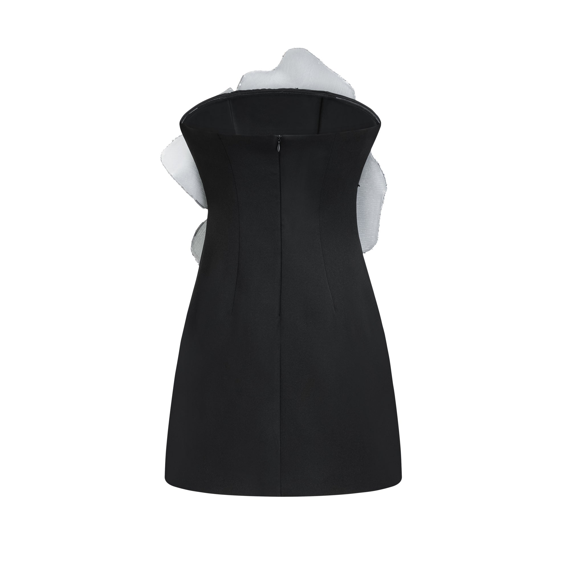 FLORENCE FAUX-FLOWER MINI DRESS FOR PARTIES