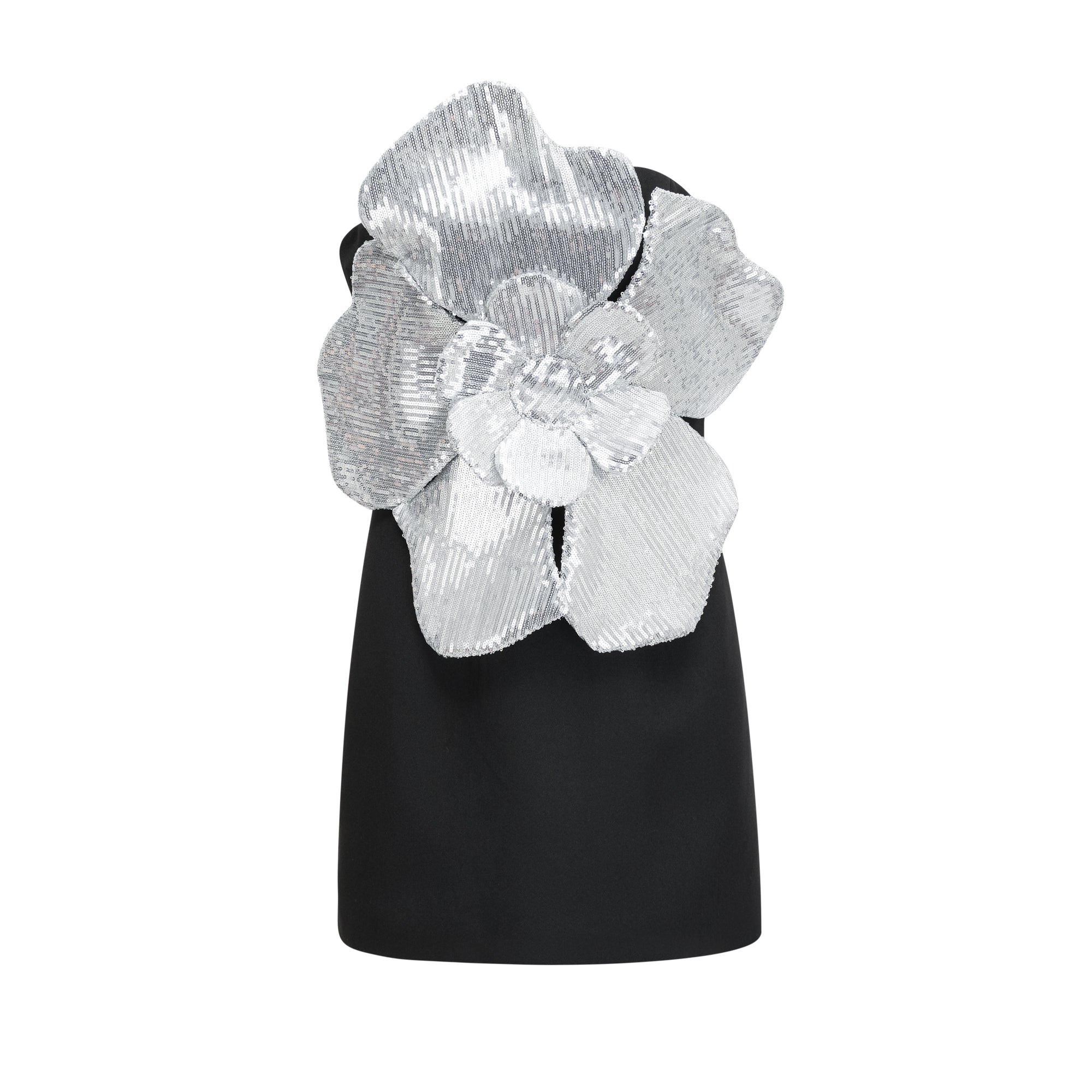 FLORENCE FAUX-FLOWER MINI DRESS FOR PARTIES