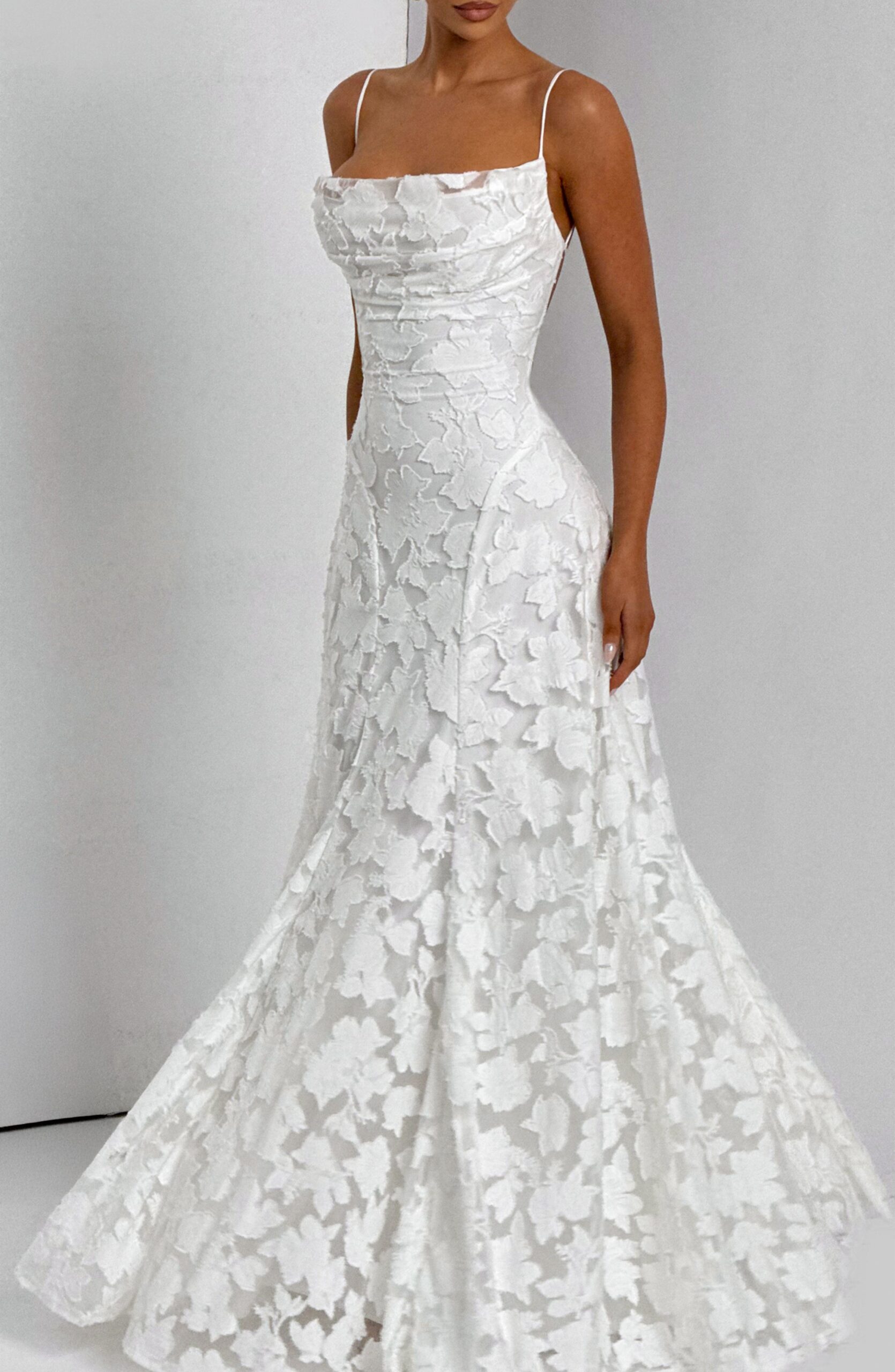 FRANCIS MAXI DRESS WHITE ELEGANT WEDDING GUEST