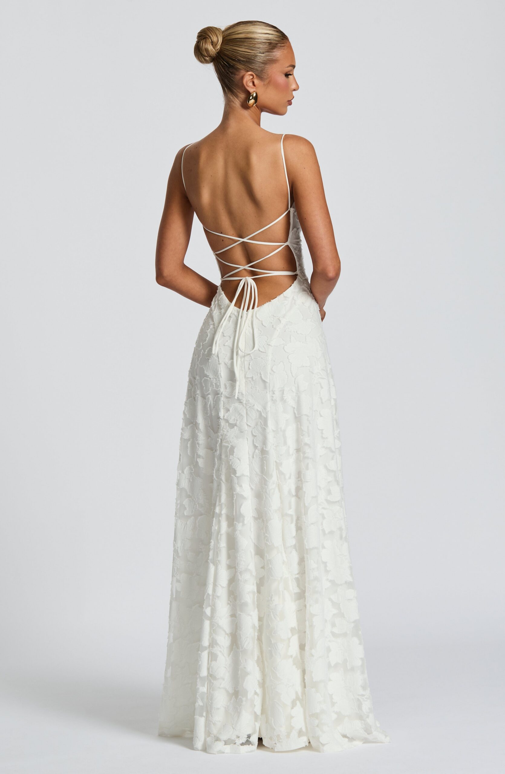 FRANCIS MAXI DRESS WHITE ELEGANT WEDDING GUEST