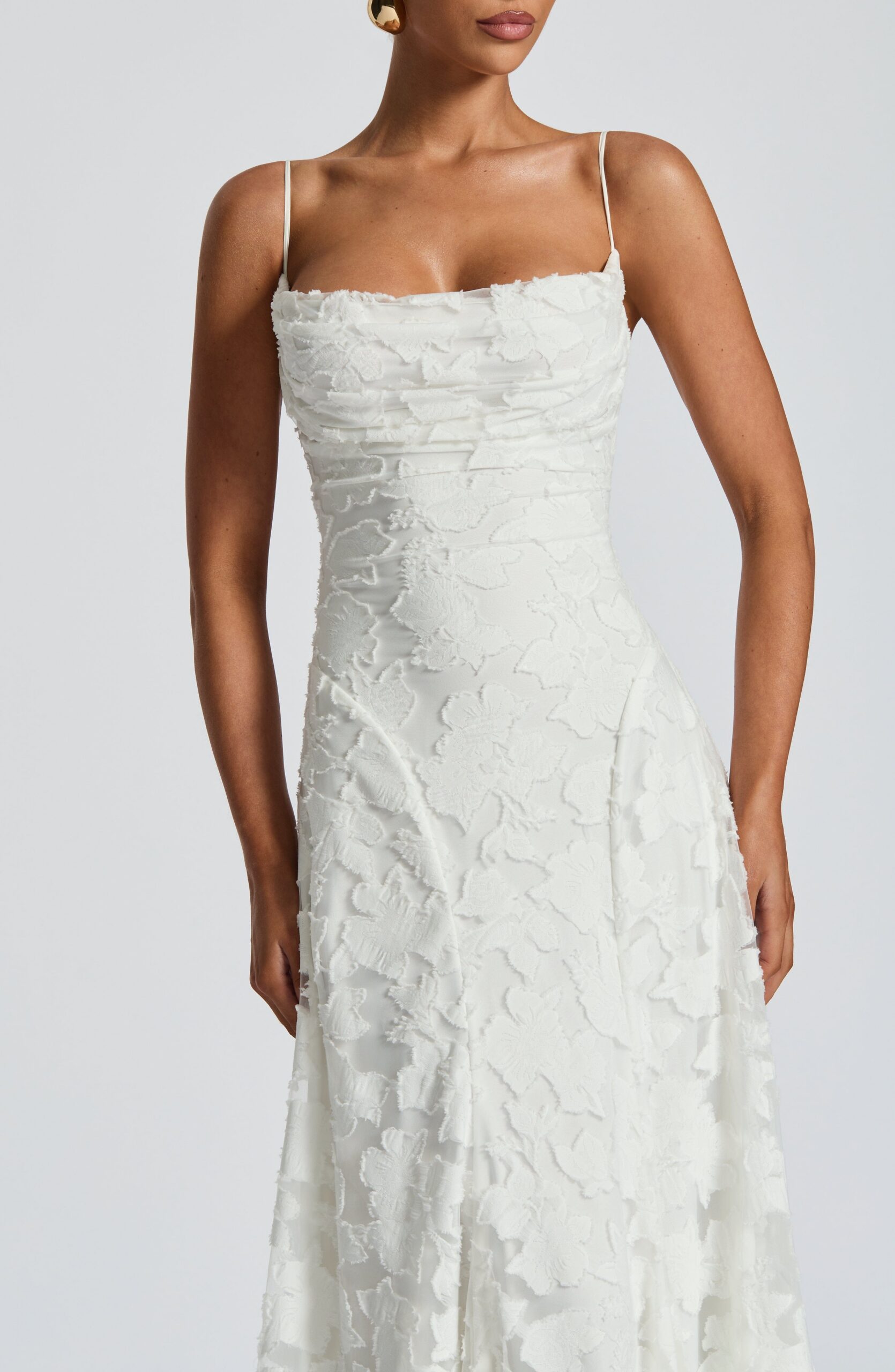 FRANCIS MAXI DRESS WHITE ELEGANT WEDDING GUEST