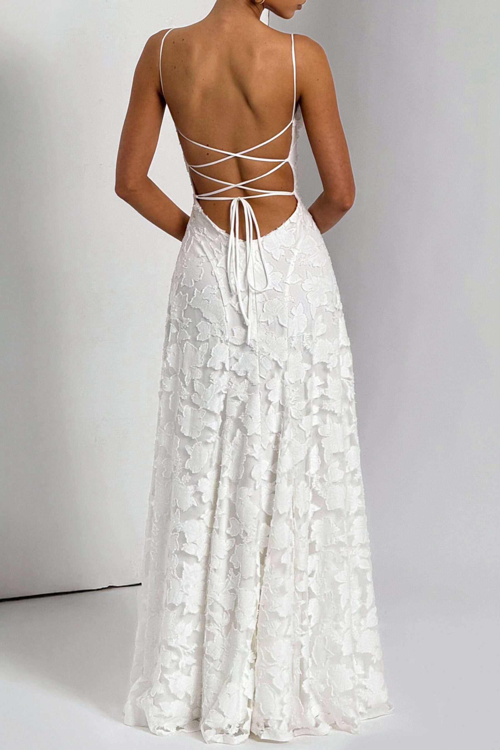 FRANCIS MAXI DRESS WHITE ELEGANT WEDDING GUEST