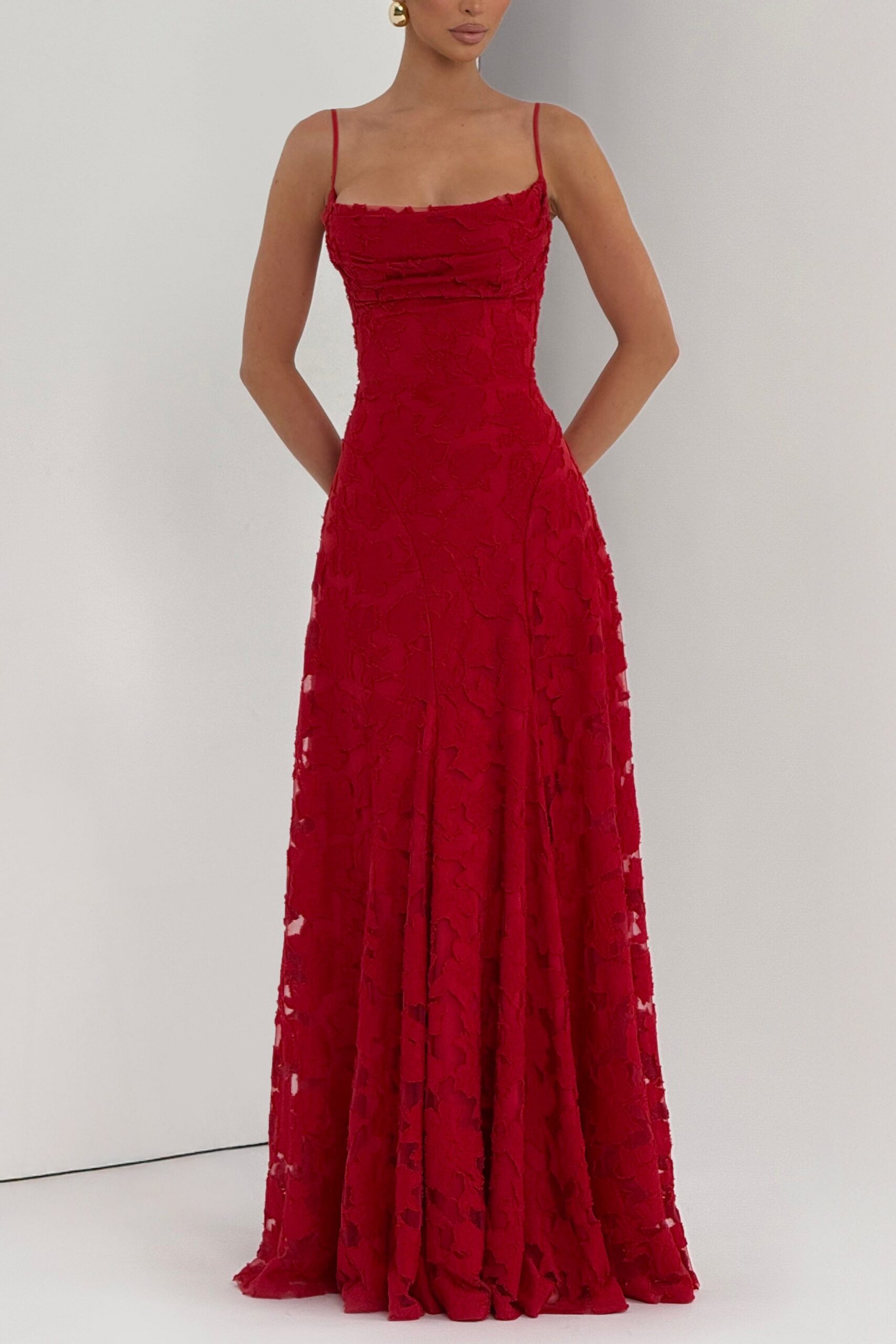 RED FRANCIS MAXI DRESS FORMAL