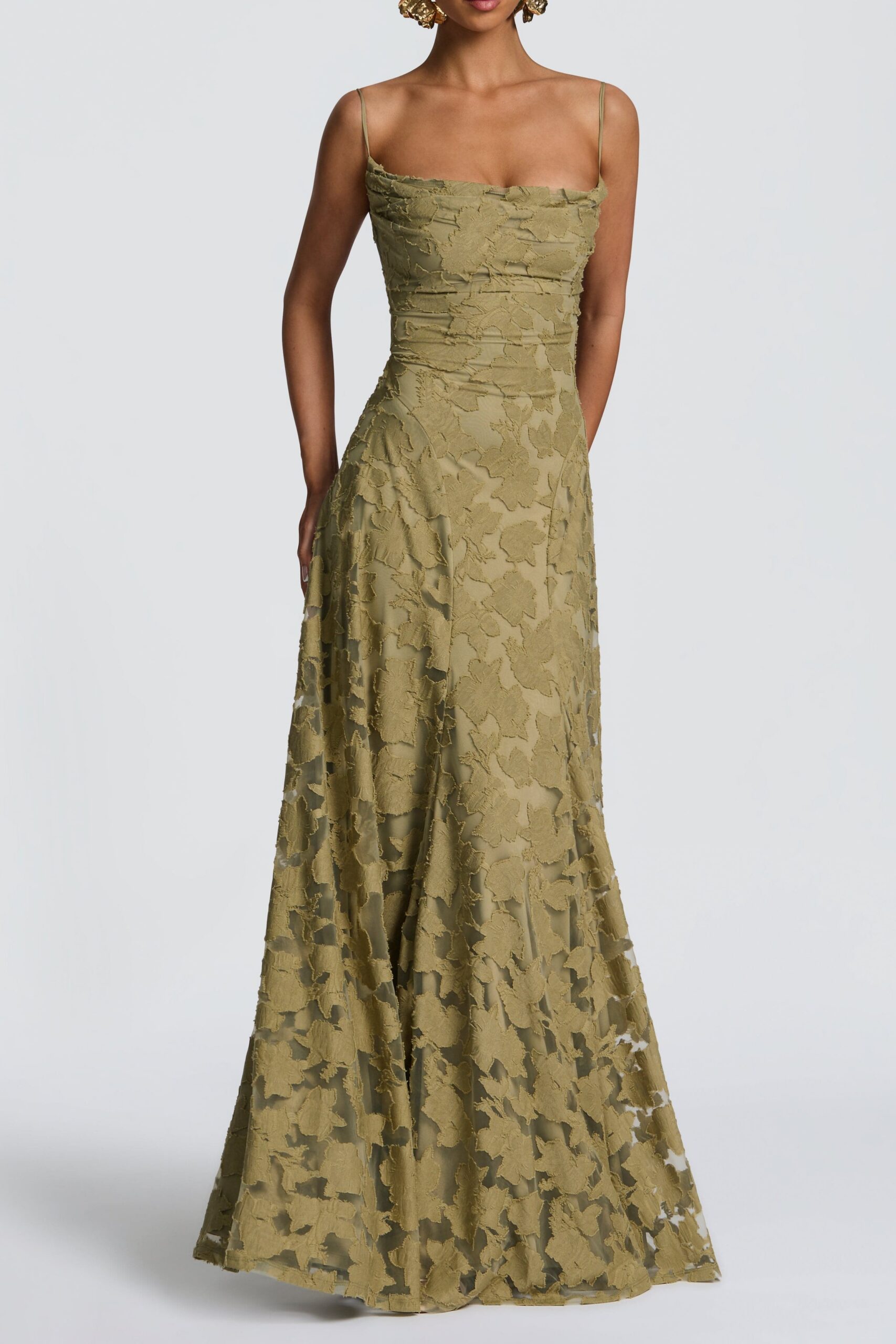FRANCIS SAGE MAXI DRESS - ELEGANT WEDDING GUEST