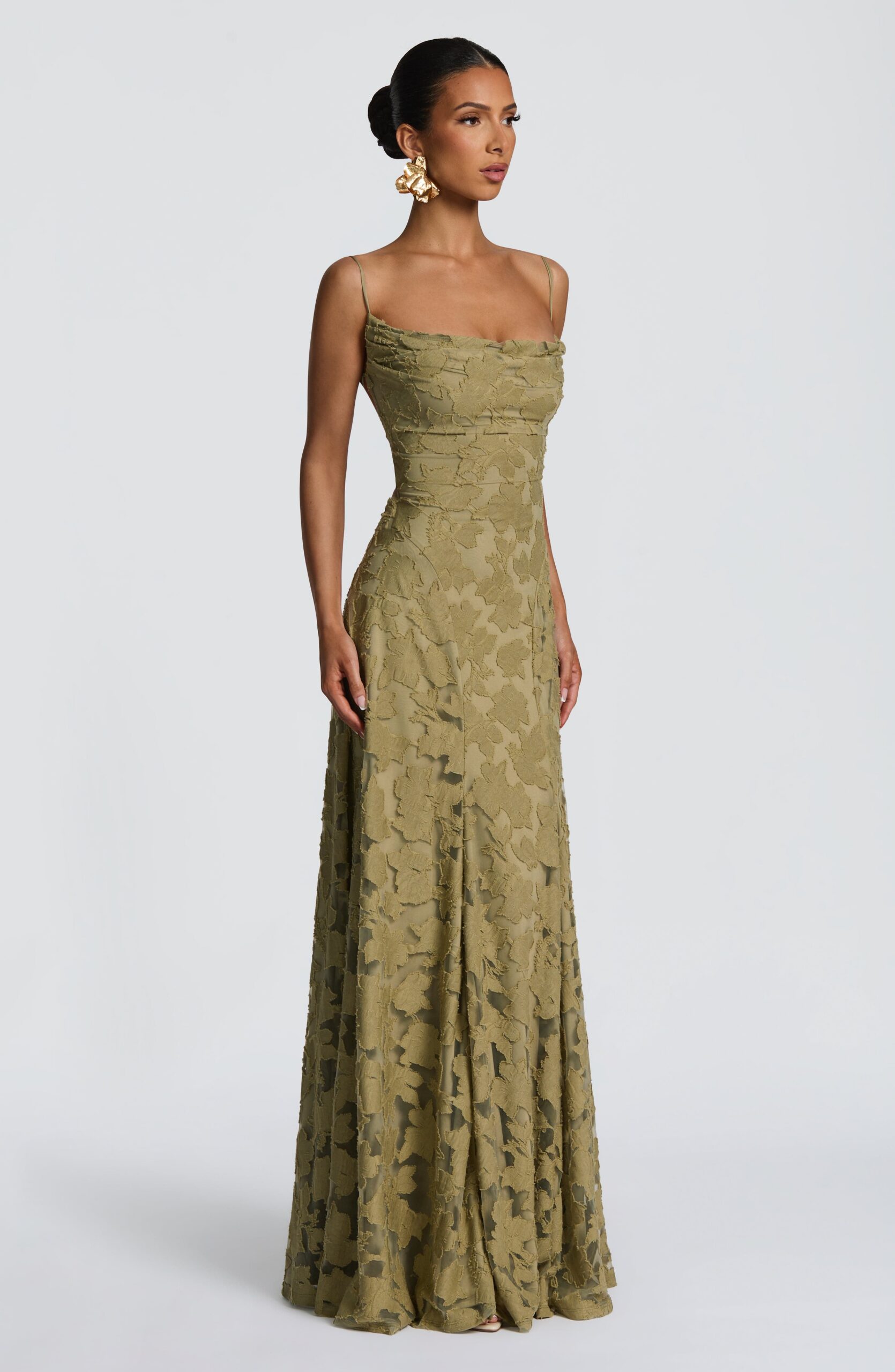 FRANCIS SAGE MAXI DRESS - ELEGANT WEDDING GUEST