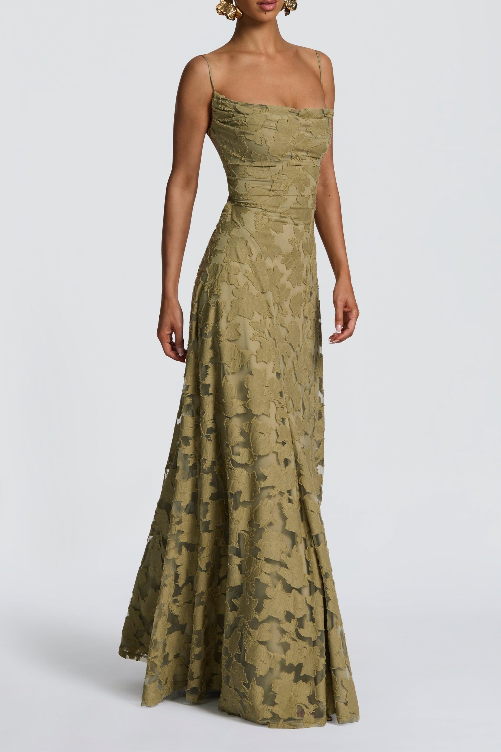 FRANCIS SAGE MAXI DRESS - ELEGANT WEDDING GUEST