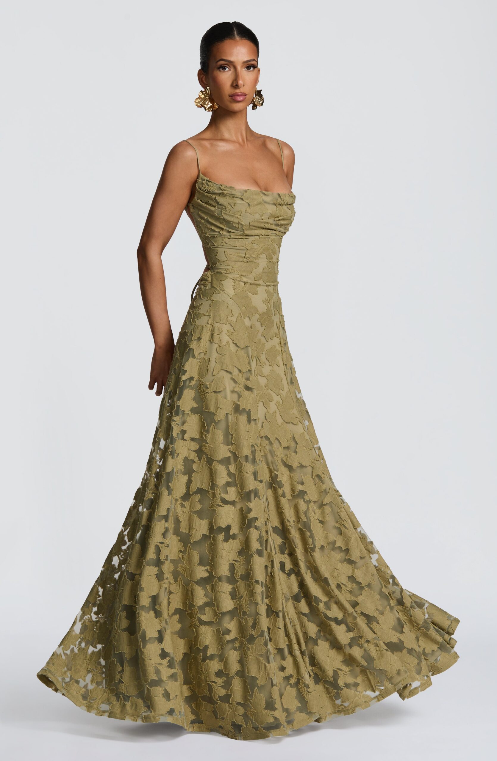 FRANCIS SAGE MAXI DRESS - ELEGANT WEDDING GUEST