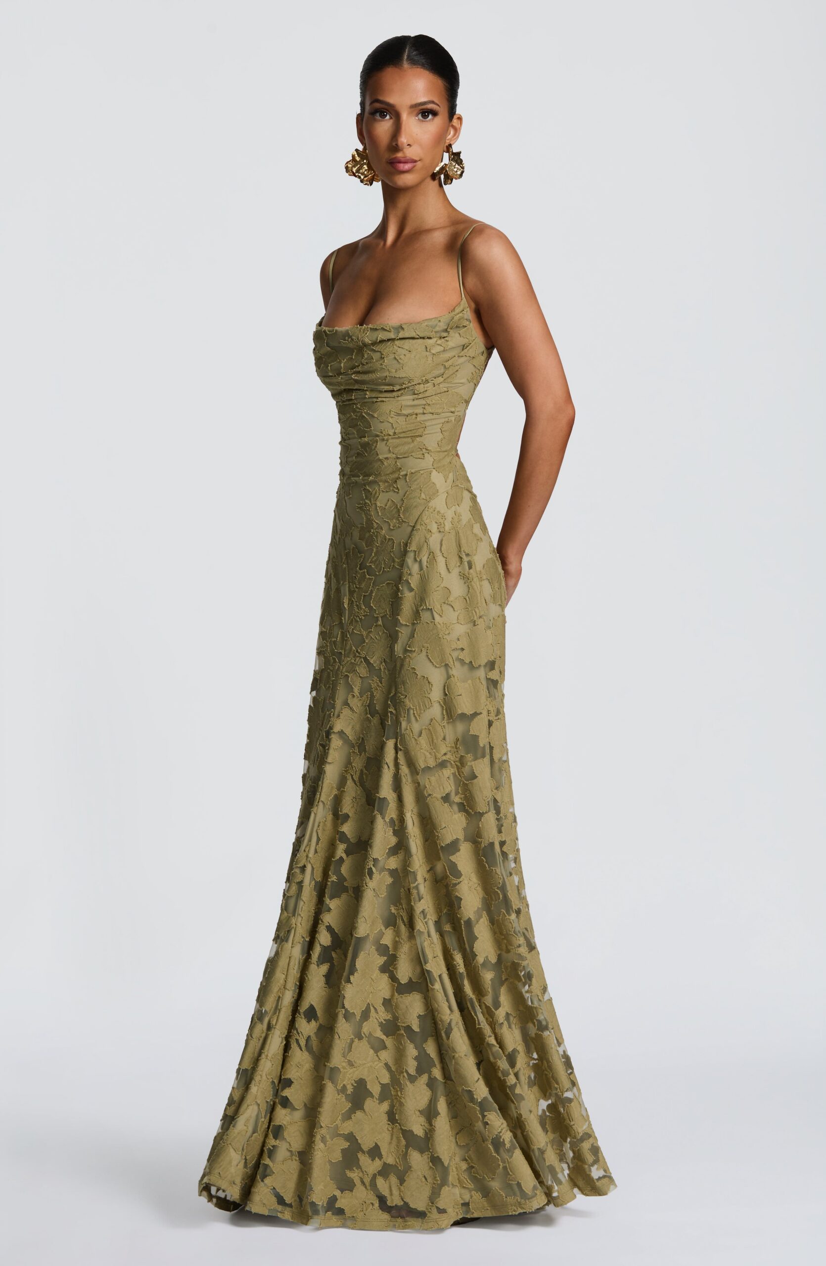 FRANCIS SAGE MAXI DRESS - ELEGANT WEDDING GUEST