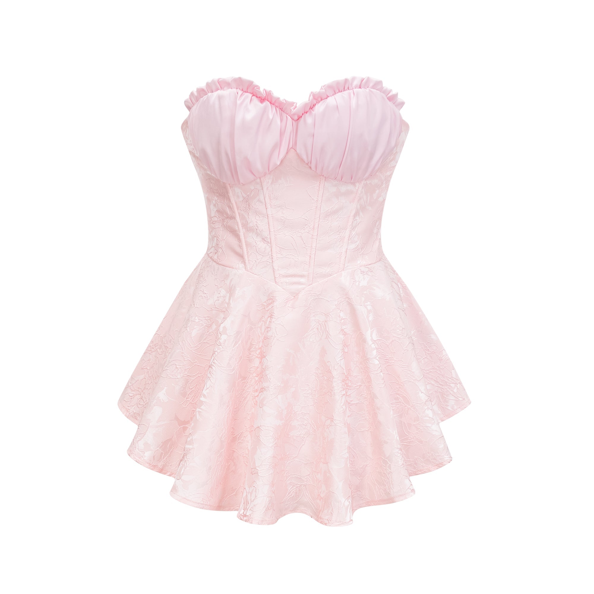 GEMMA JACQUARD MINI DRESS FOR PARTY