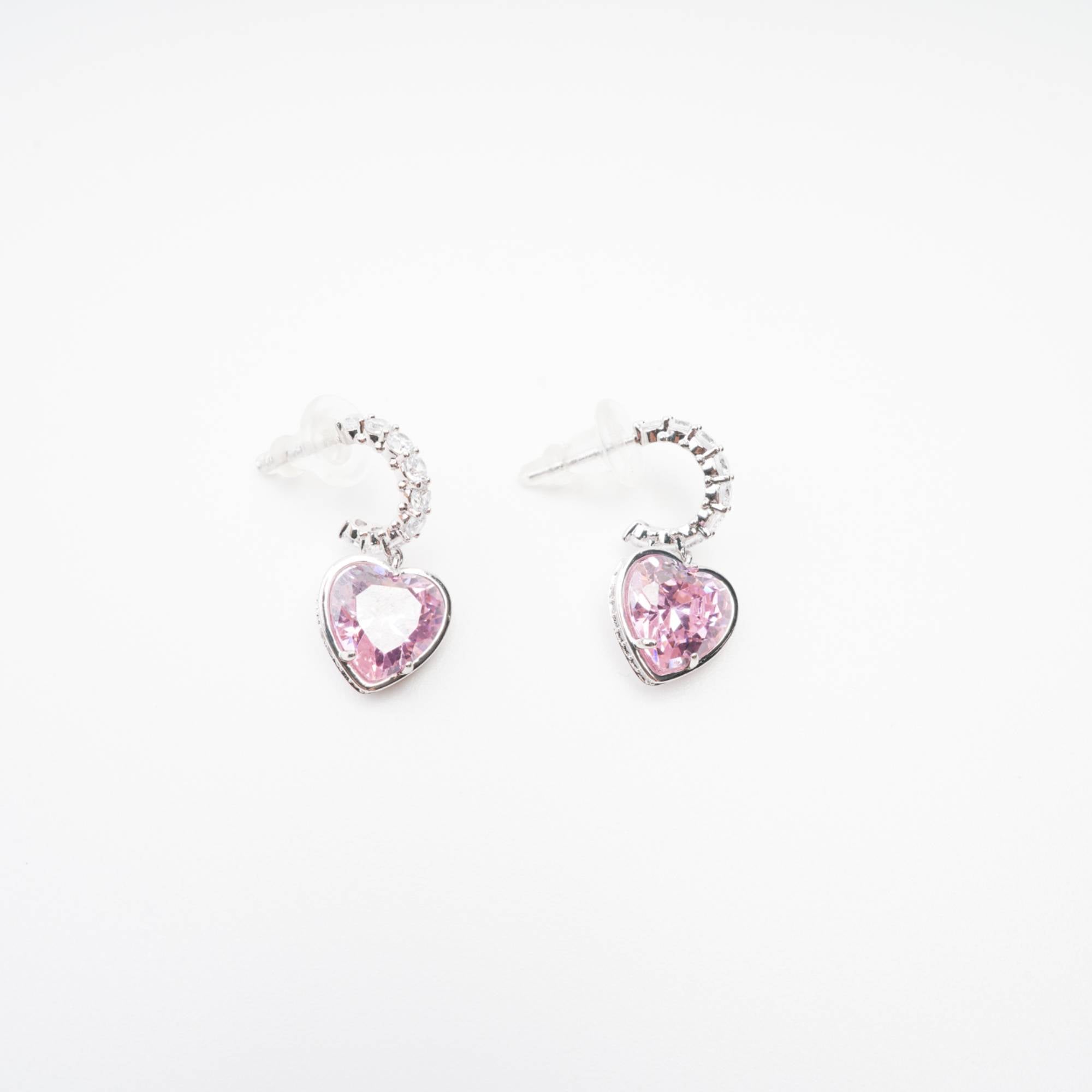 HEART PENDANT DANGLE EARRINGS FOR WOMEN GIFT