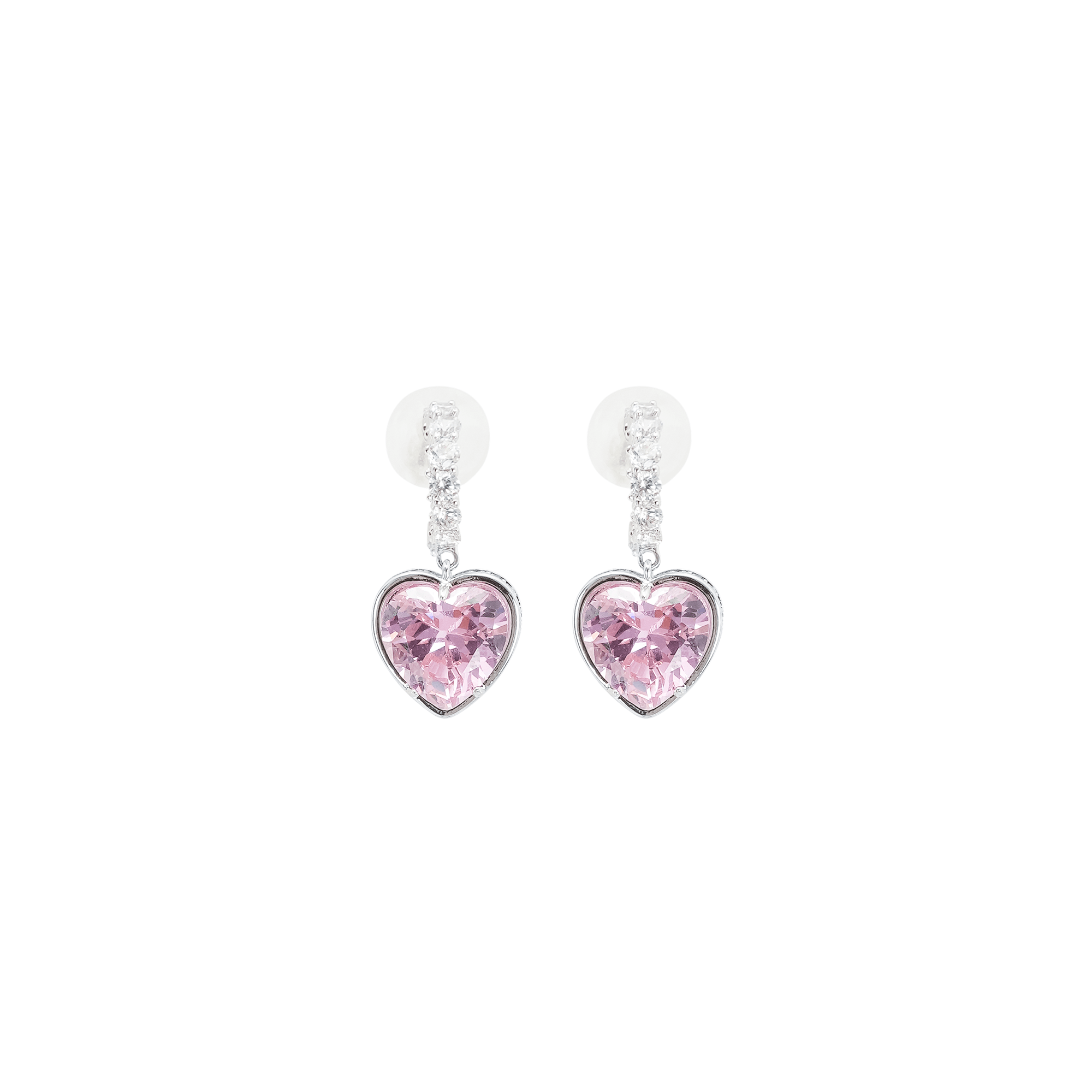 HEART PENDANT DANGLE EARRINGS FOR WOMEN GIFT