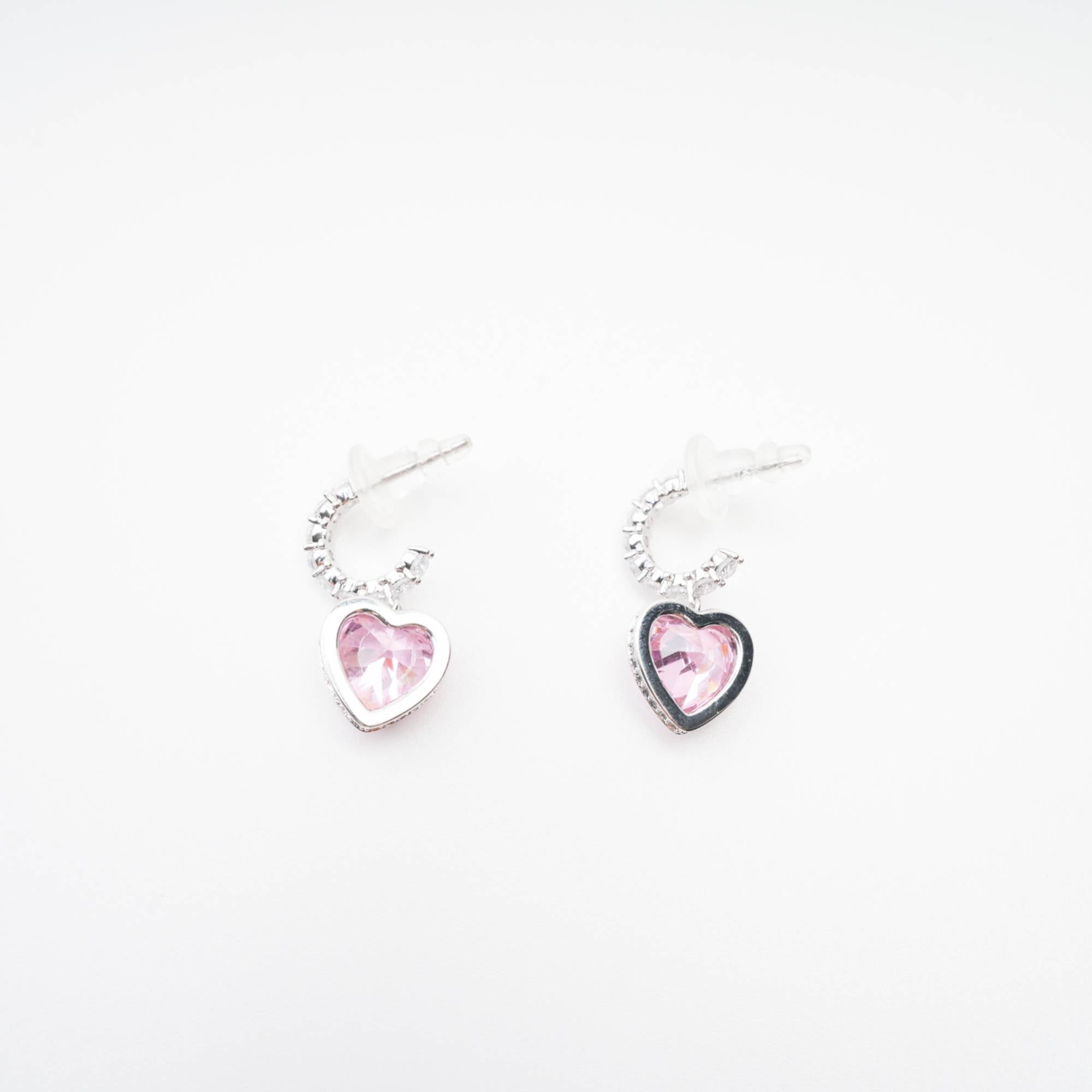 HEART PENDANT DANGLE EARRINGS FOR WOMEN GIFT