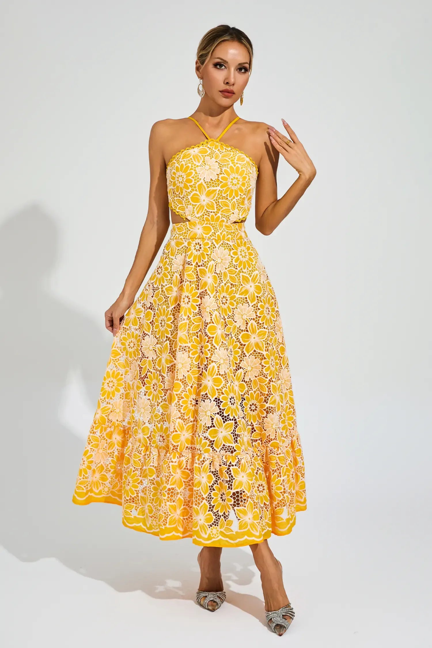 LITZY MAXI DRESS FOR EVENING PARTIES