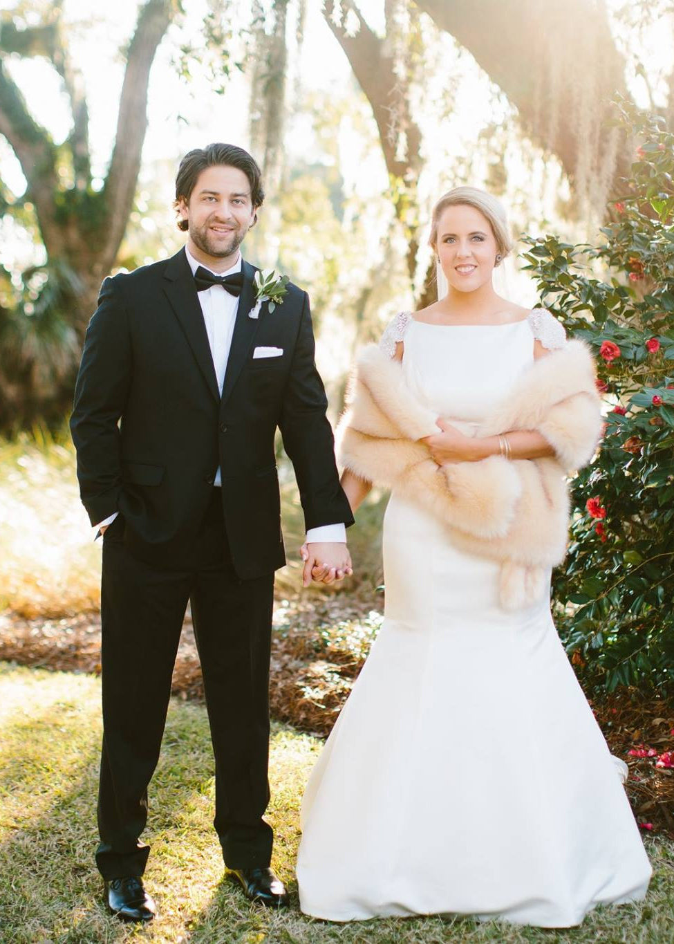 ISABEL FUR SHAWL FOR WEDDING EVENING WRAP