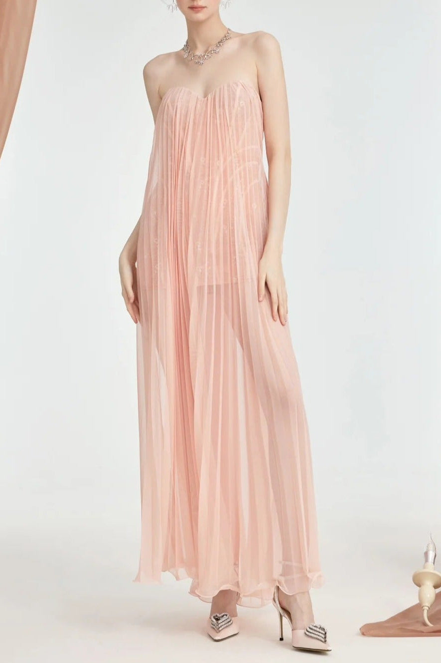 image_2025_6_25_334 THEA STRAPLESS MESH BACKLESS PINK MAXI DRESS