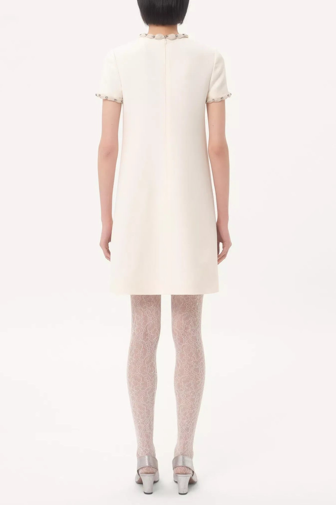 JOCELYN RHINESTONE MINI DRESS, IVORY, COCKTAIL