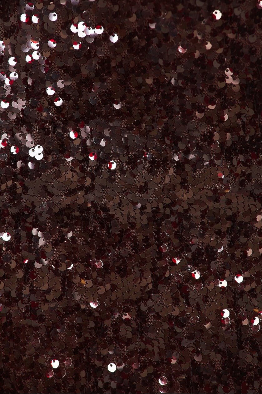 STRAPLESS BURGUNDY SEQUIN MINI DRESS, COCKTAIL PARTY