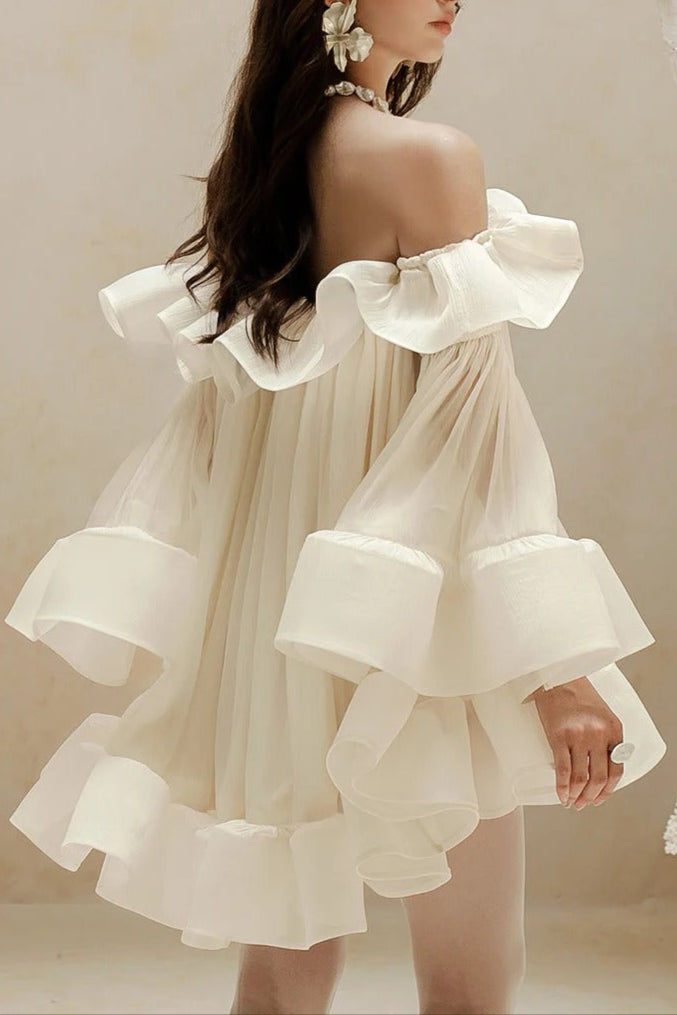 imgi_49_IMG_1539 BERNICE WHITE RUFFLE CRINKLE MINI DRESS