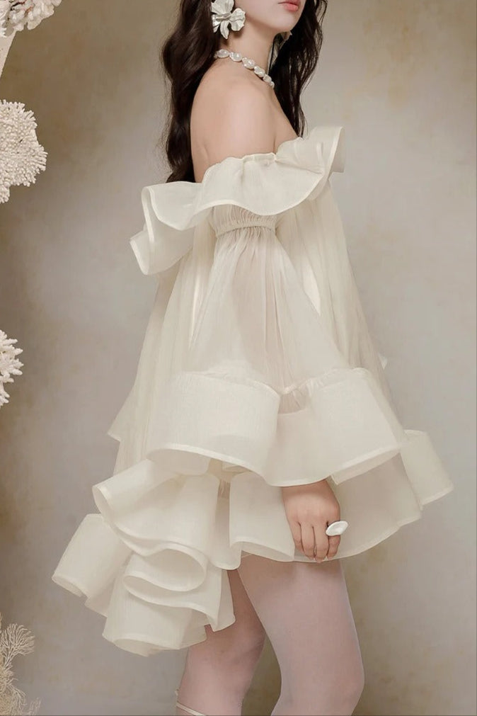 imgi_50_IMG_1651 BERNICE WHITE RUFFLE CRINKLE MINI DRESS