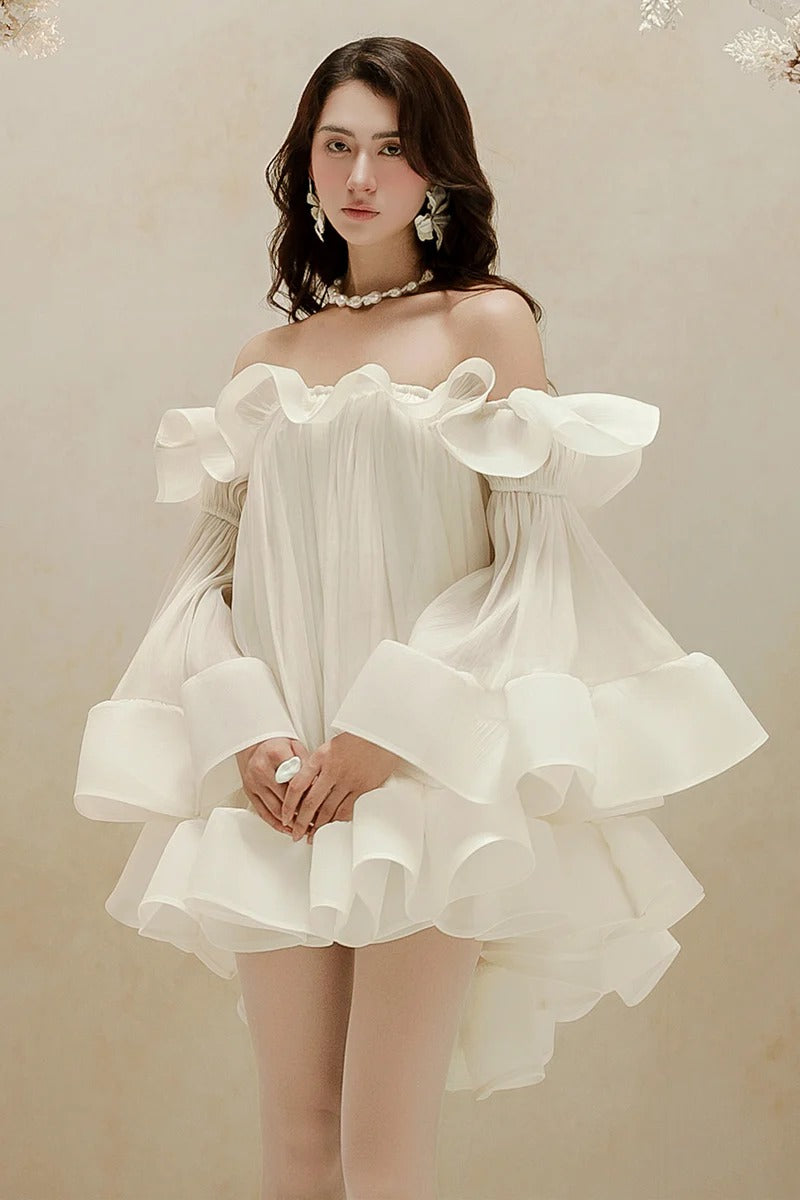 imgi_52_IMG_1712_6b15c929-5413-46d9-9596-c26a01502767 BERNICE WHITE RUFFLE CRINKLE MINI DRESS