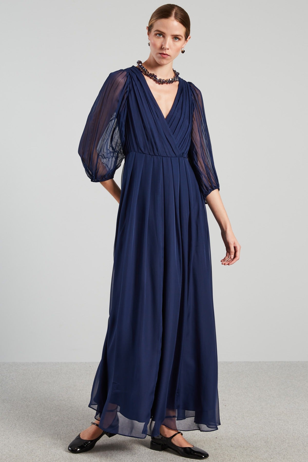 imgi_56_8226564005036-a-1dape-abito LONG CHIFFON V-NECK MAXI DRESS FOR WEDDING