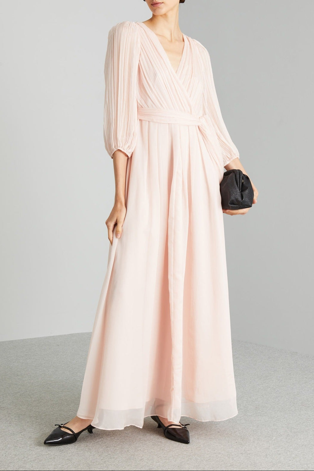 imgi_60_8226564005031-a-1dape-abito LONG CHIFFON V-NECK MAXI DRESS FOR WEDDING