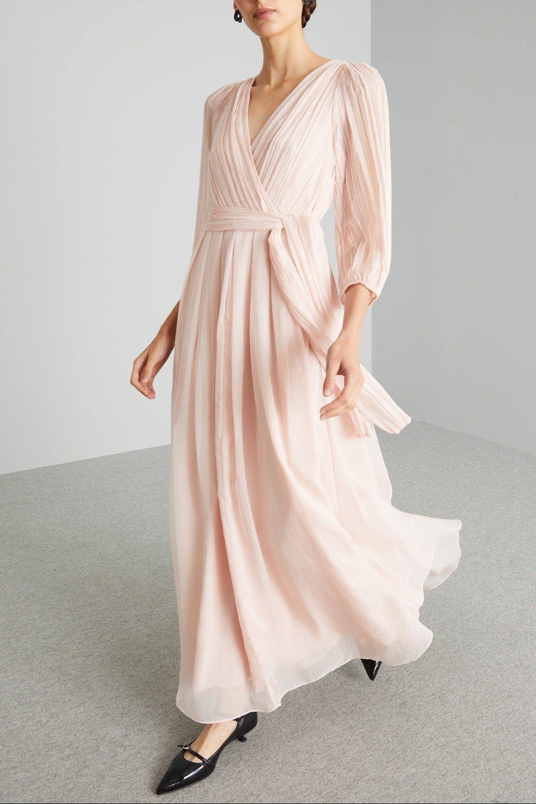 imgi_62_8226564005031-d-1dape-abito LONG CHIFFON V-NECK MAXI DRESS FOR WEDDING