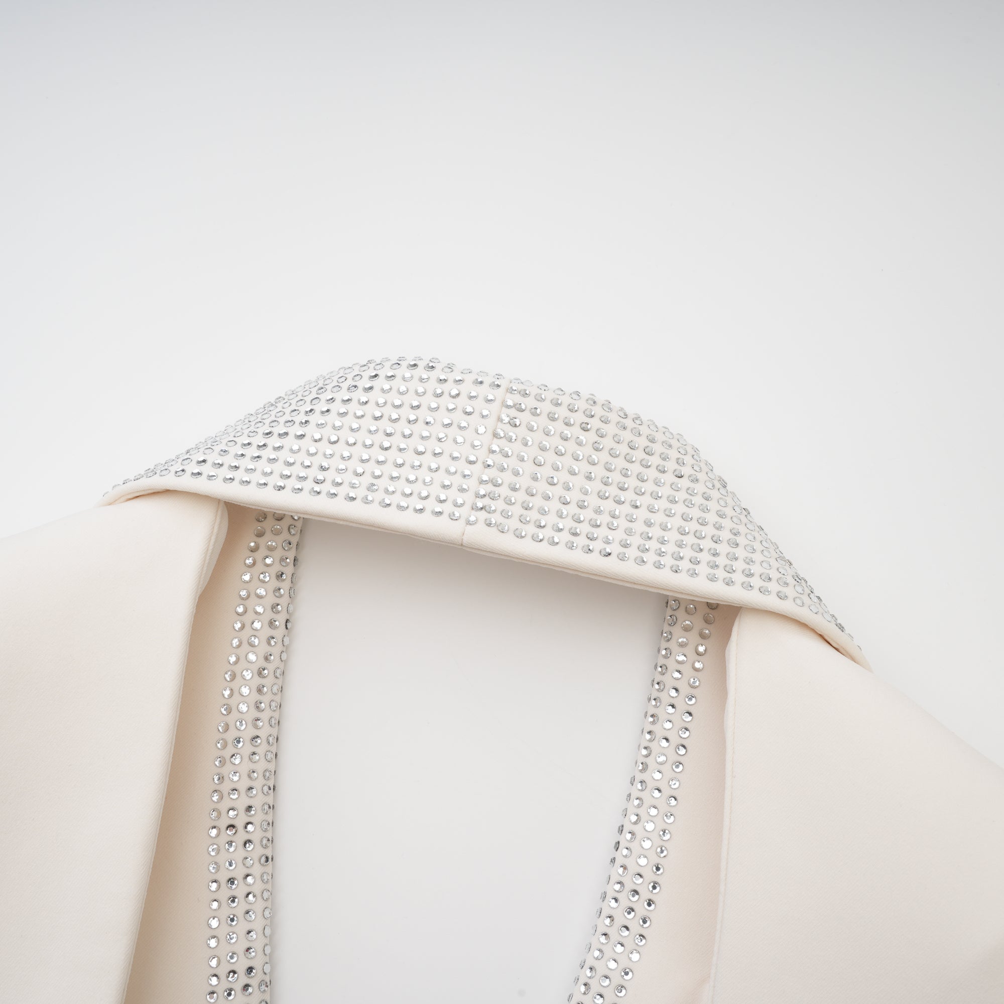 CRYSTAL-EMBELLISHED TAILORED DRESS COAT FOR EVENTS