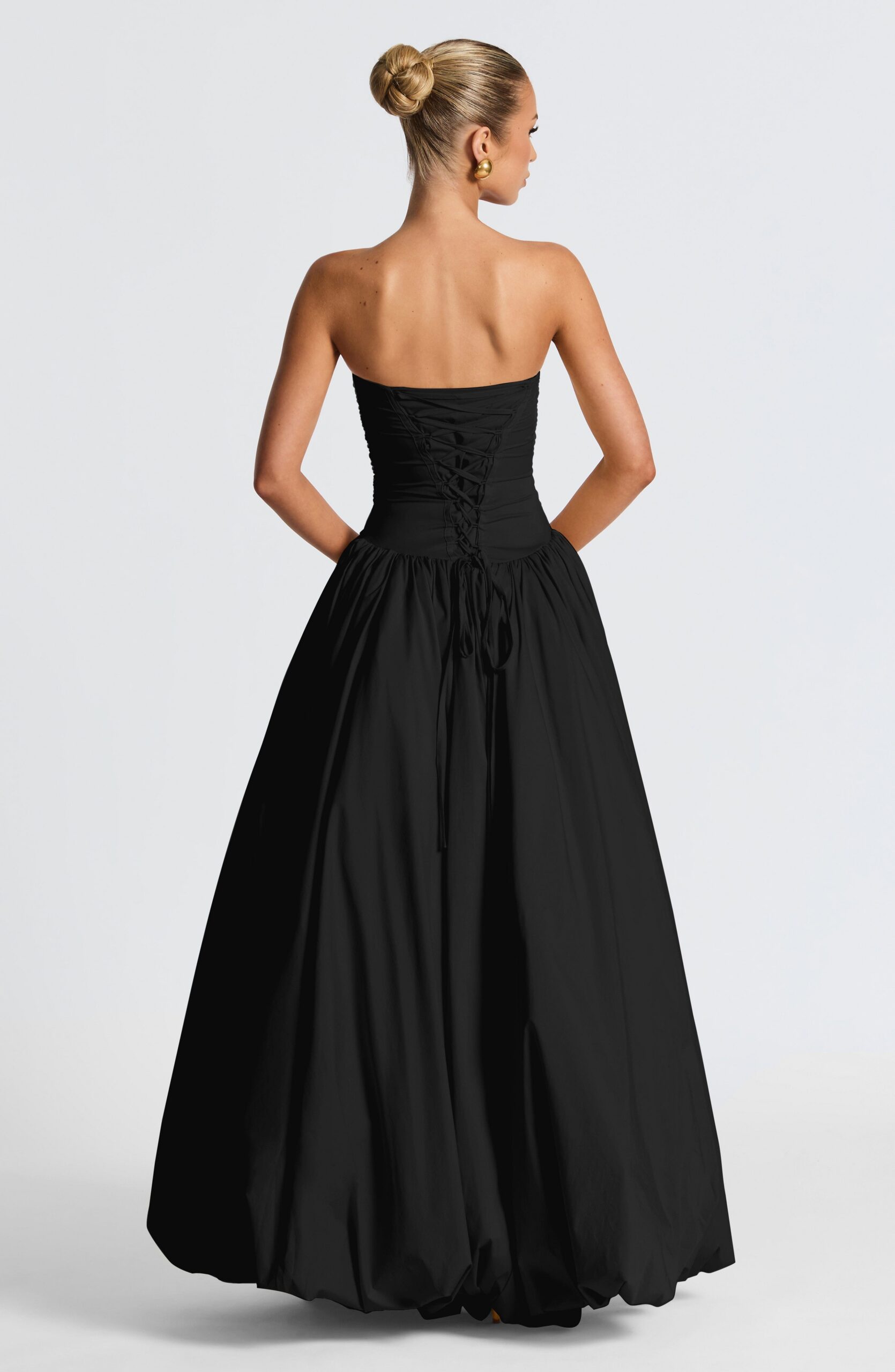 JILLIAN BLACK MAXI DRESS - ELEGANT EVENING