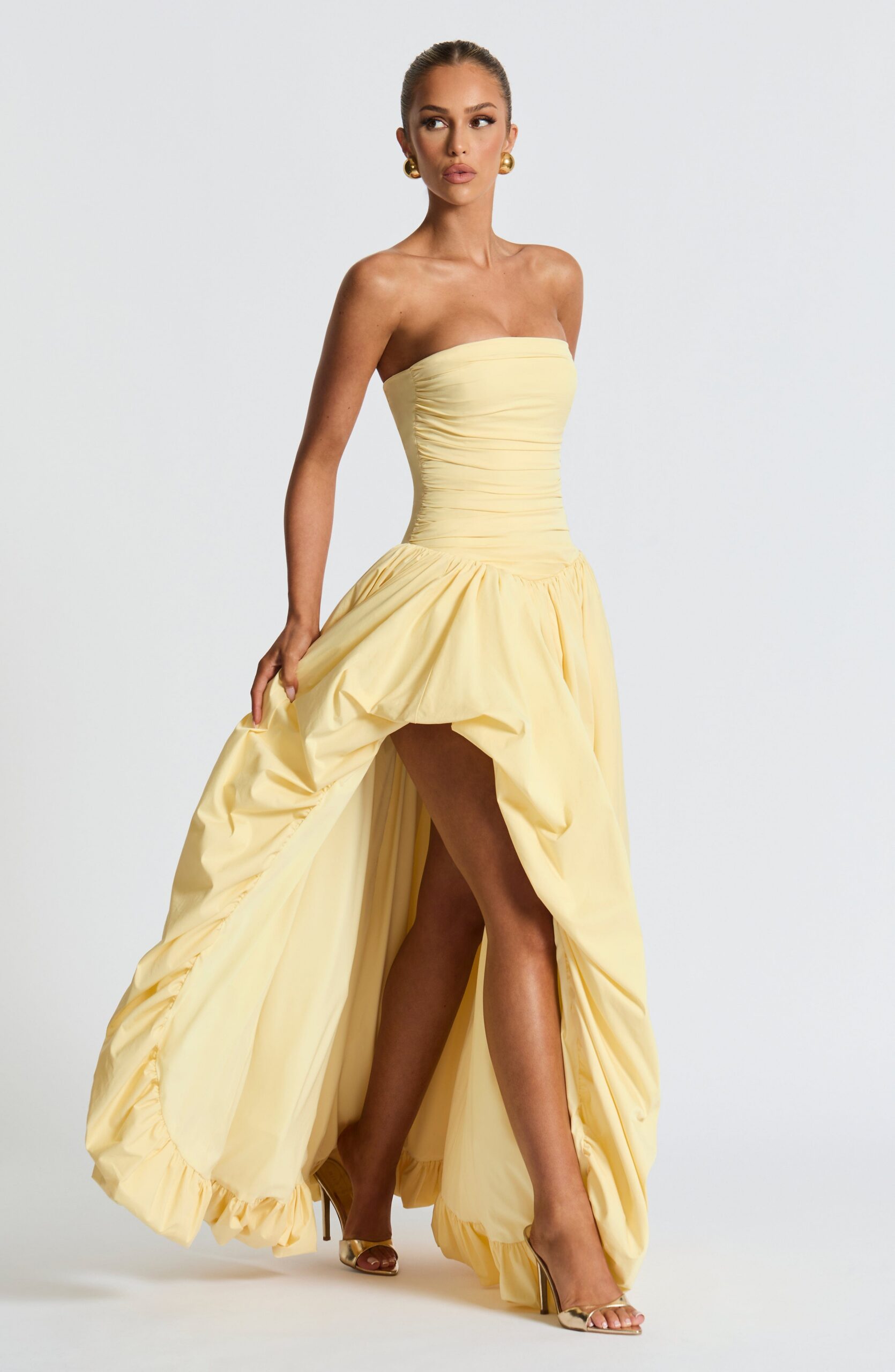 JILLIAN LEMON MAXI DRESS - WEDDING GUEST
