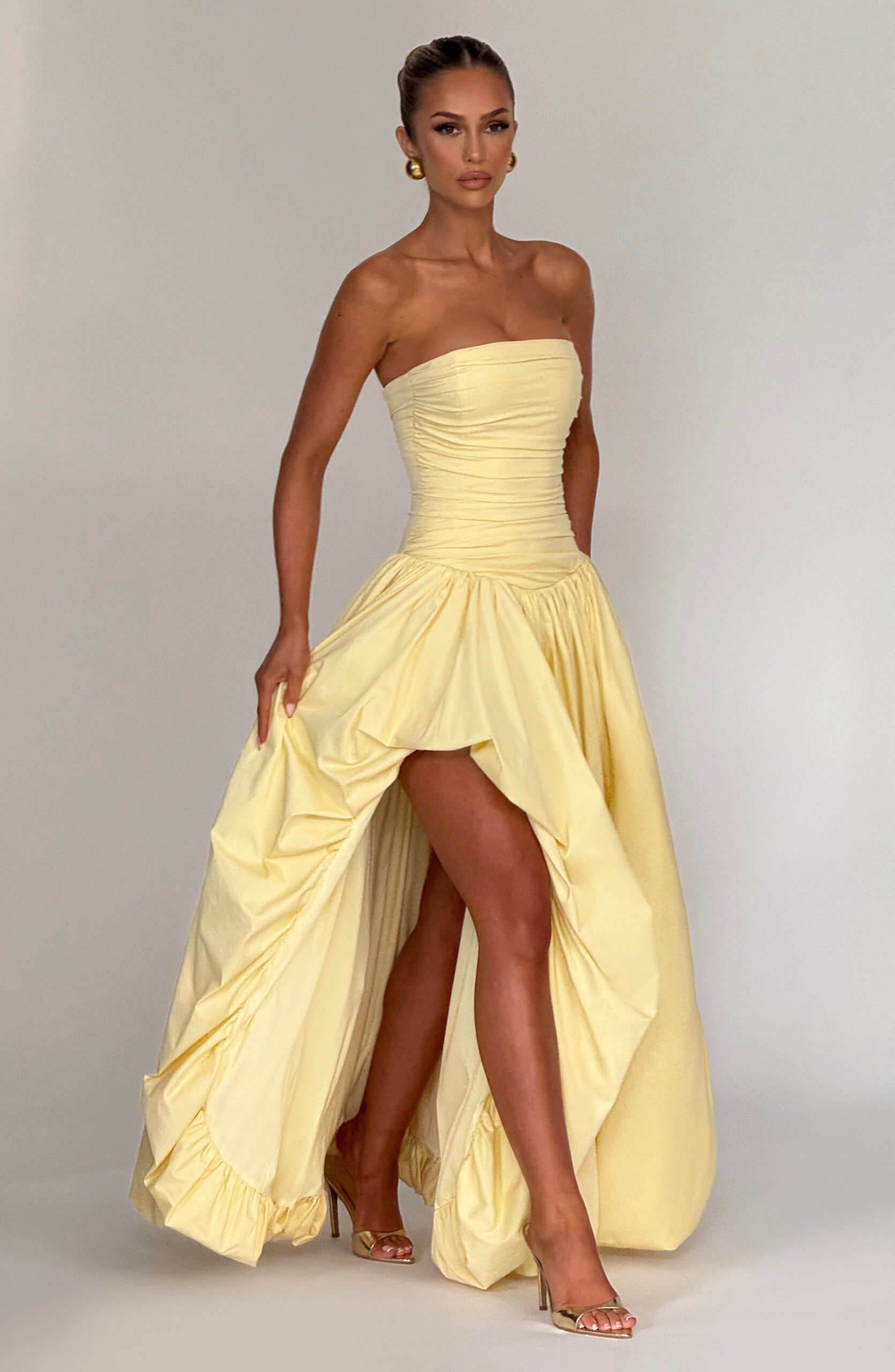 JILLIAN LEMON MAXI DRESS - WEDDING GUEST