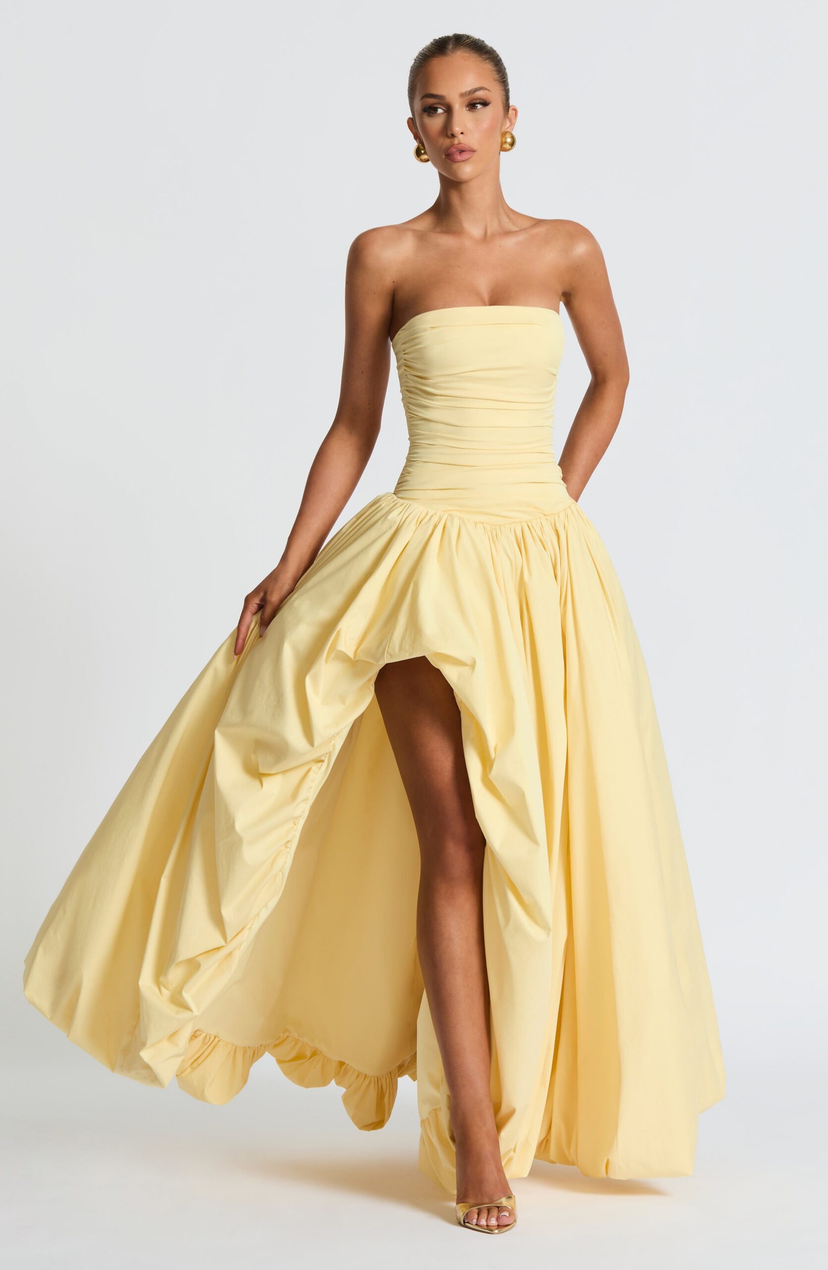 JILLIAN LEMON MAXI DRESS - WEDDING GUEST
