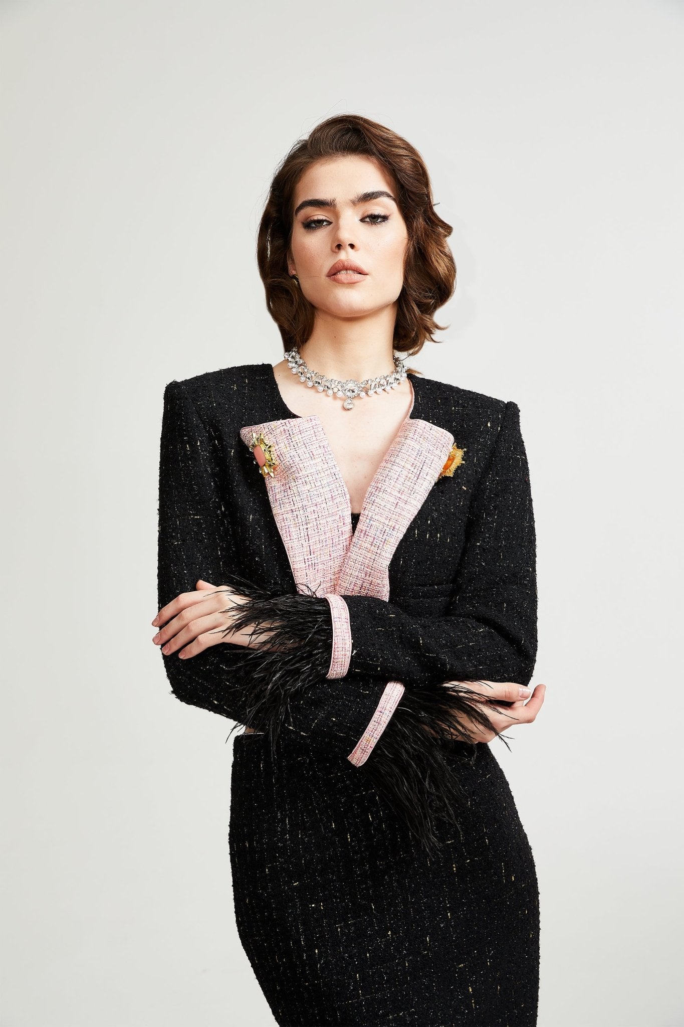 LÉONIE TWO-PIECE SET - CASUAL WEDDING GUEST OUTFIT