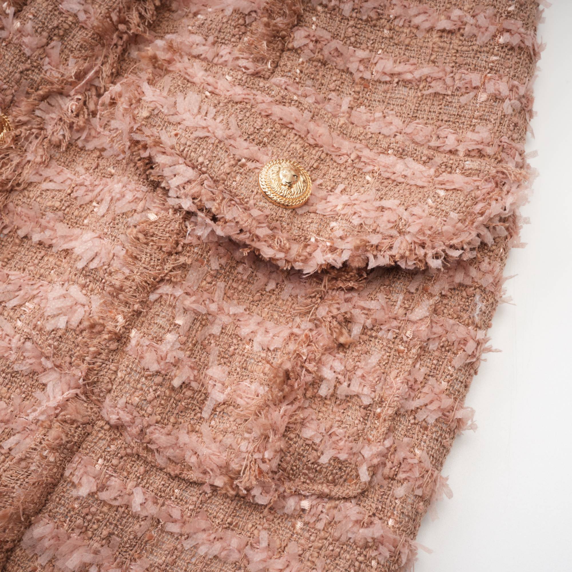 LIANE TWEED DRESS, BUTTON-FRONT, OFFICE WEAR