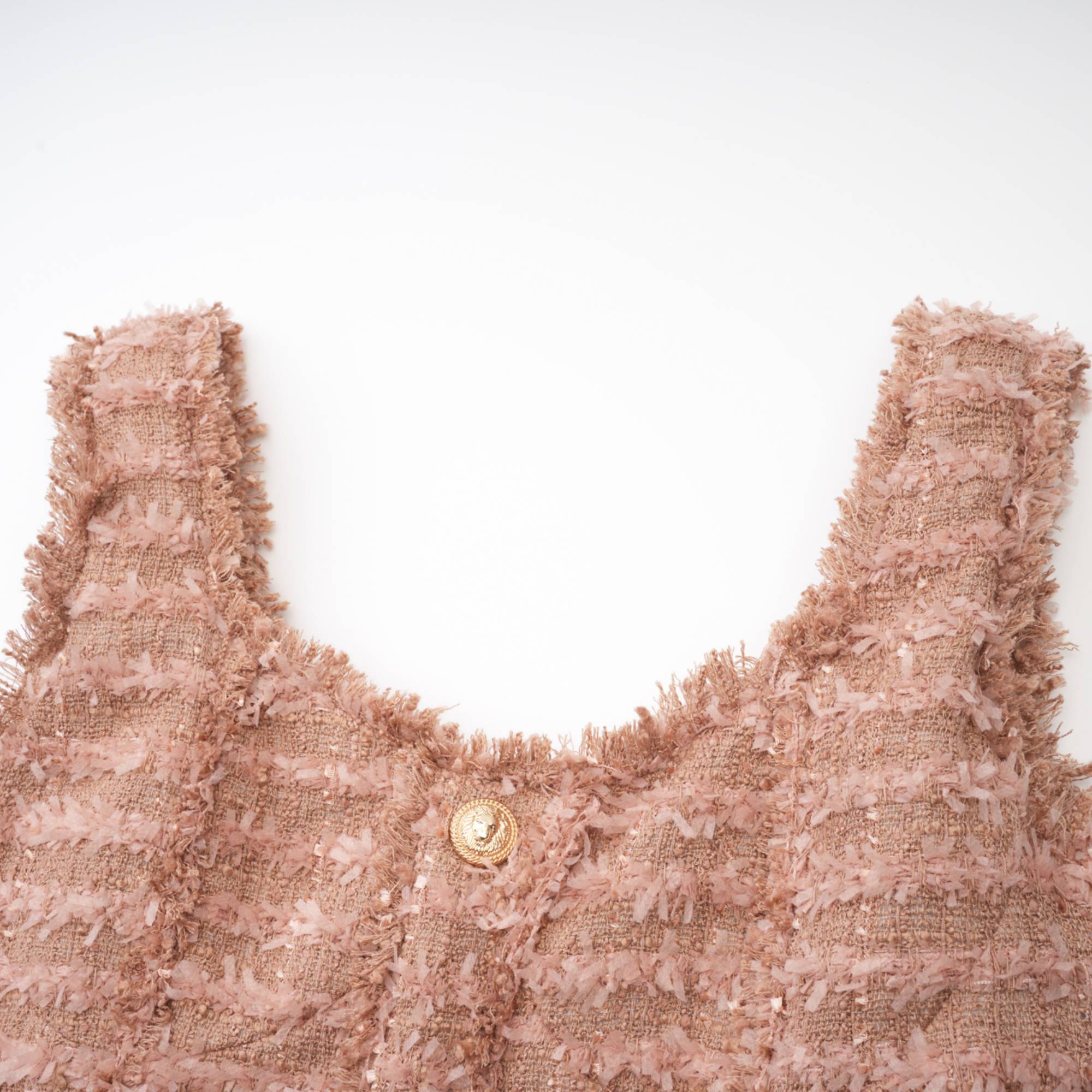 LIANE TWEED DRESS, BUTTON-FRONT, OFFICE WEAR