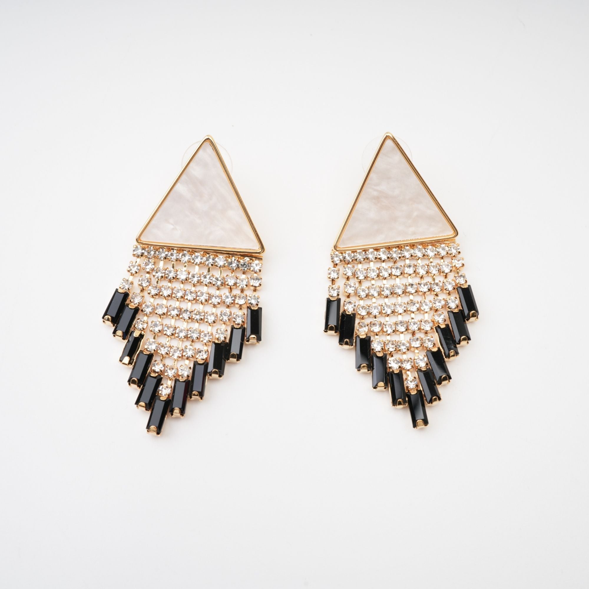 LISETTE TRIANGLE FRINGE EARRINGS FOR PARTIES