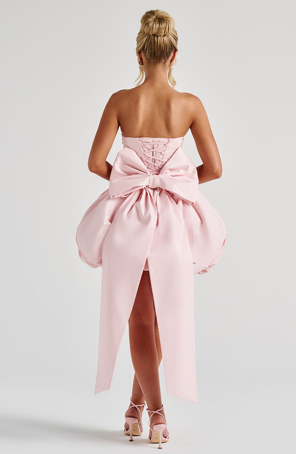 LOTUS BLUSH MINI DRESS - ROMANTIC COCKTAIL