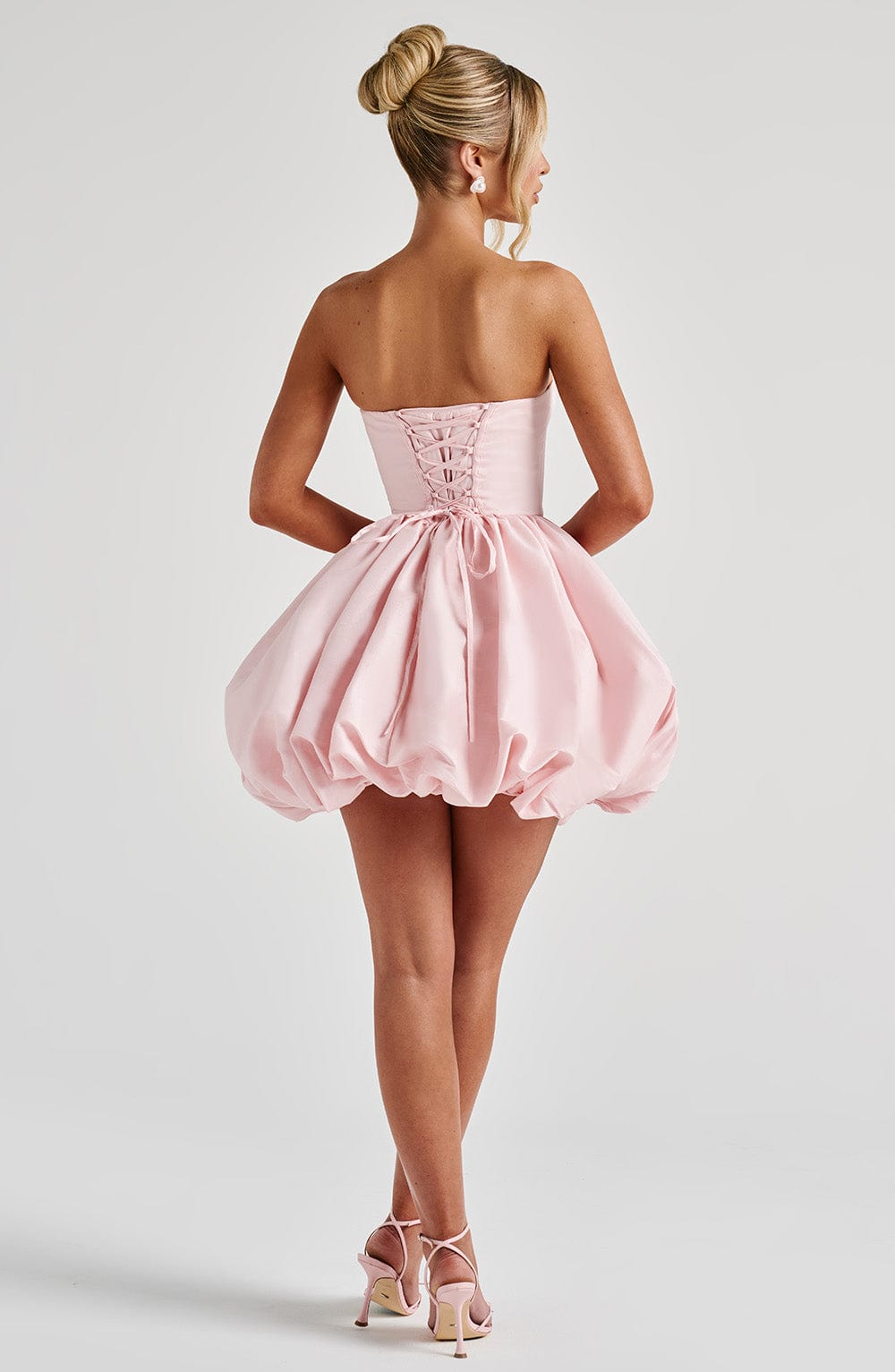 LOTUS BLUSH MINI DRESS - ROMANTIC COCKTAIL