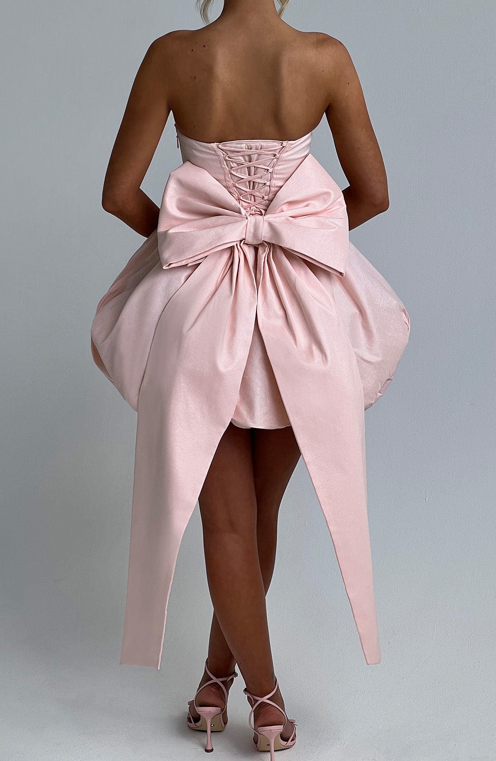 LOTUS BLUSH MINI DRESS - ROMANTIC COCKTAIL