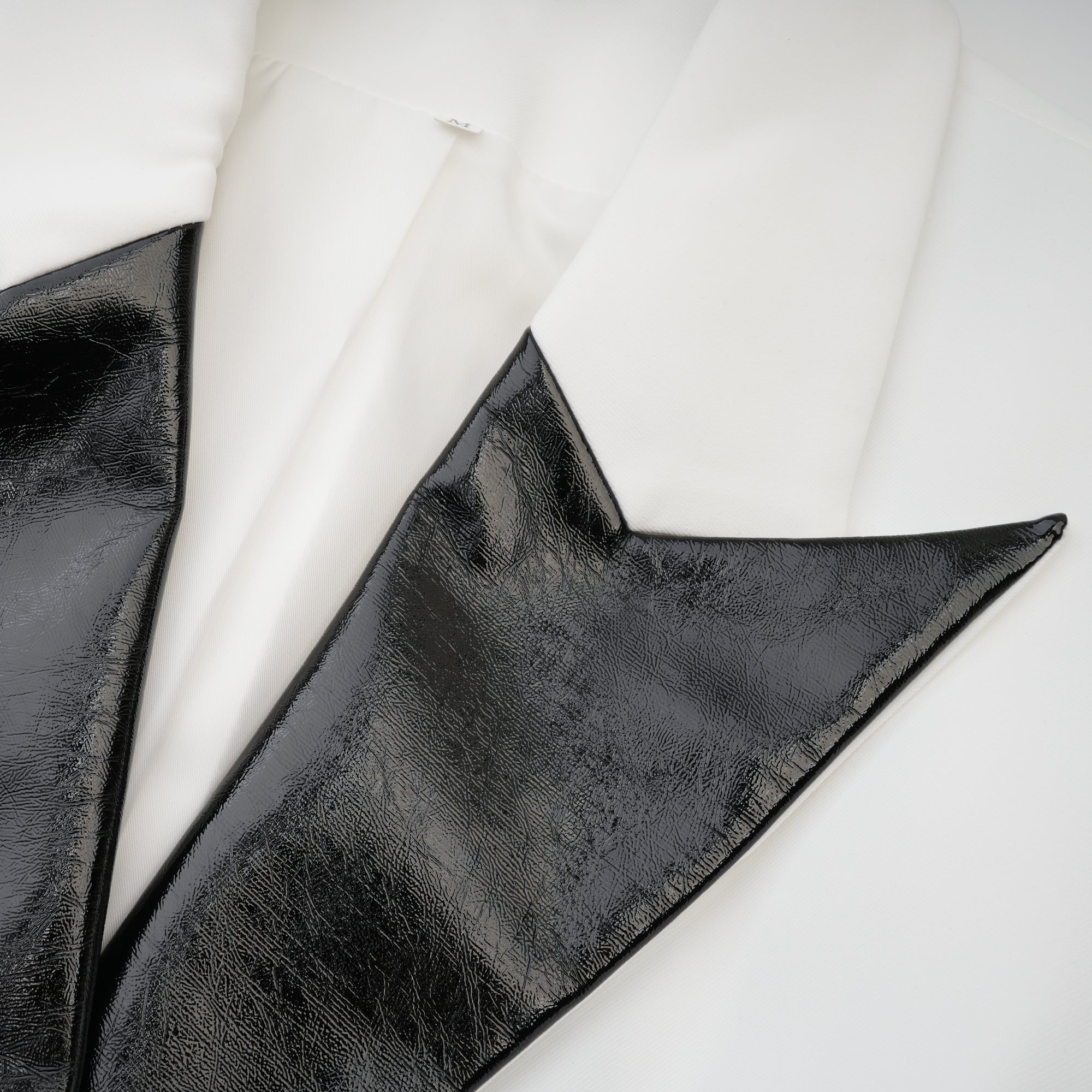 LOUISE CRYSTAL-BUTTON SINGLE-BREASTED COAT