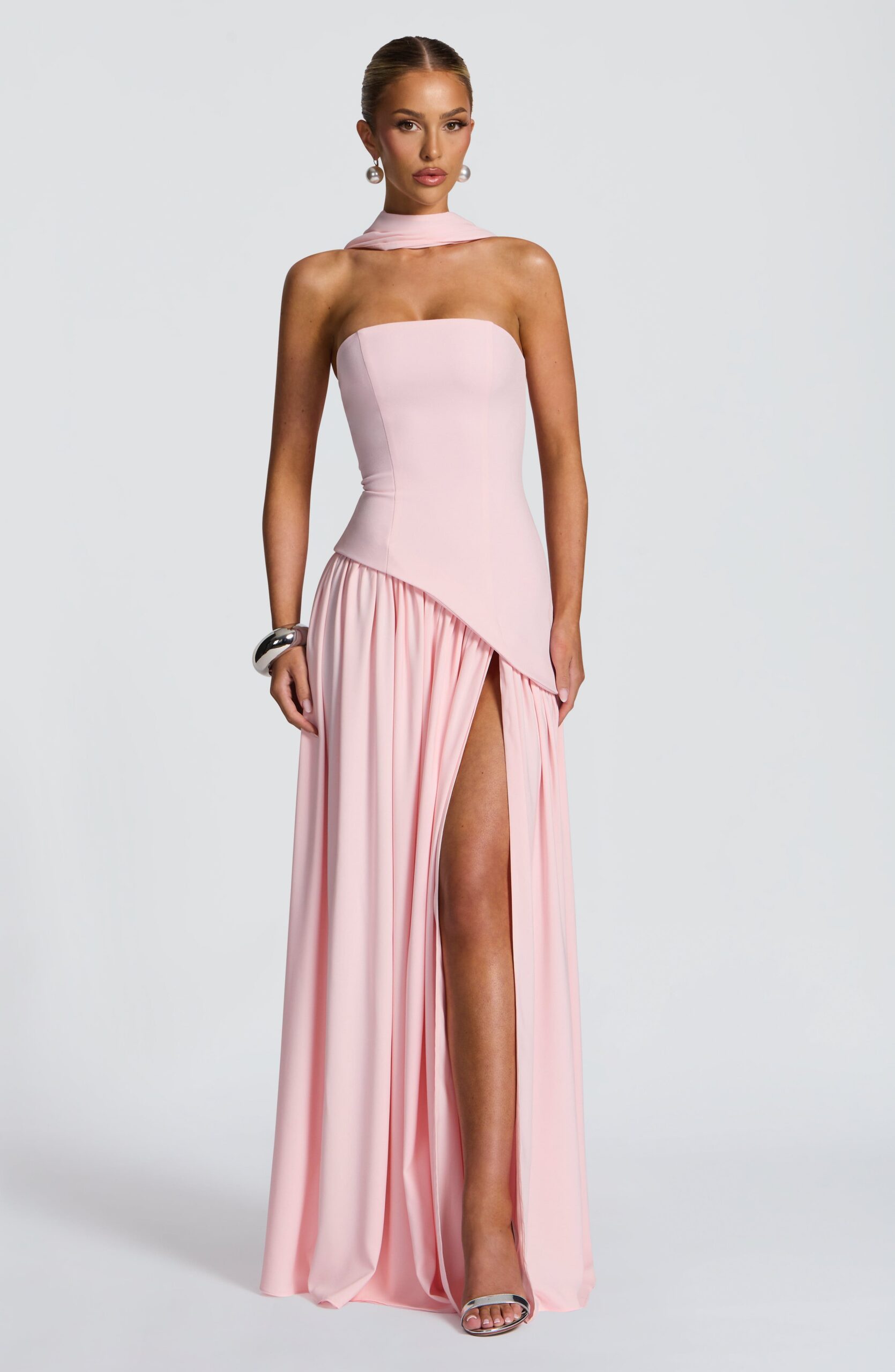 MALIYAH BLUSH MAXI DRESS - ROMANTIC OCCASION