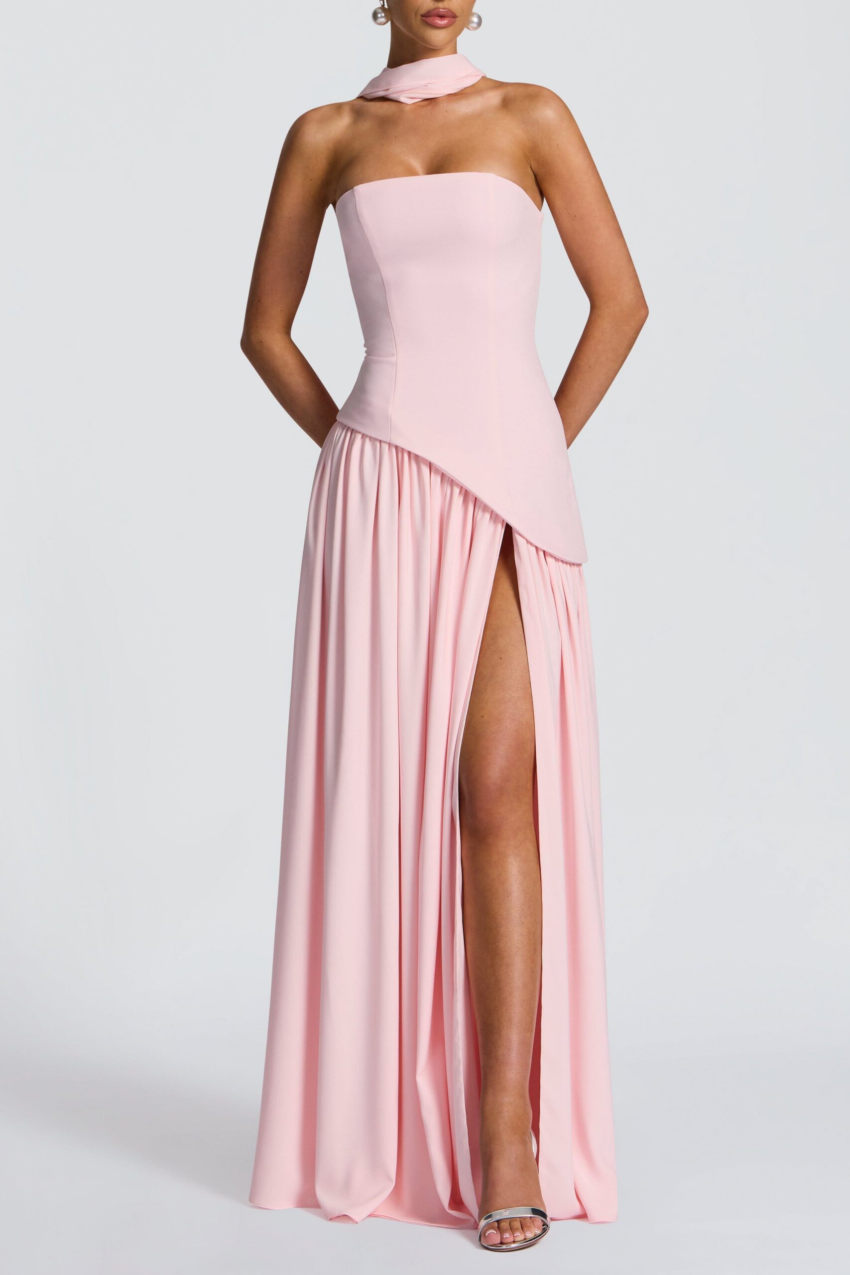 MALIYAH BLUSH MAXI DRESS - ROMANTIC OCCASION