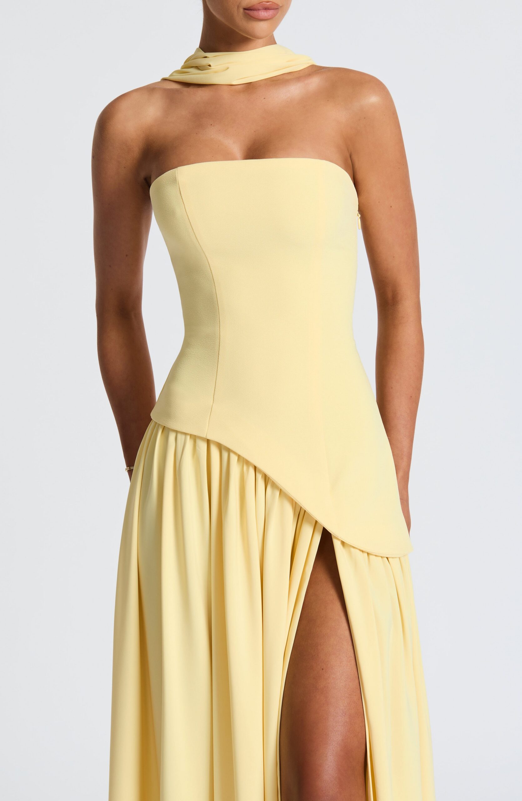 MALIYAH MAXI DRESS LEMON - SUMMER WEDDING GUEST